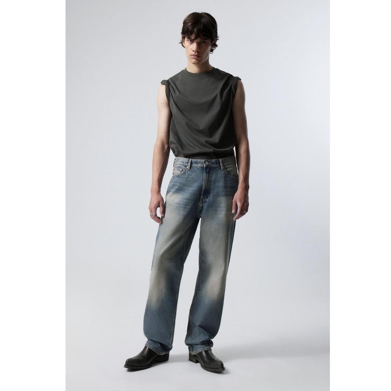 WEEKDAY GALAXY LOOSE STRAIGHT JEANS TAG SIZE
