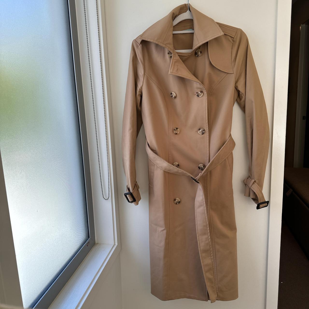 Kookai trench coat camel size 38 Fully lined - Depop