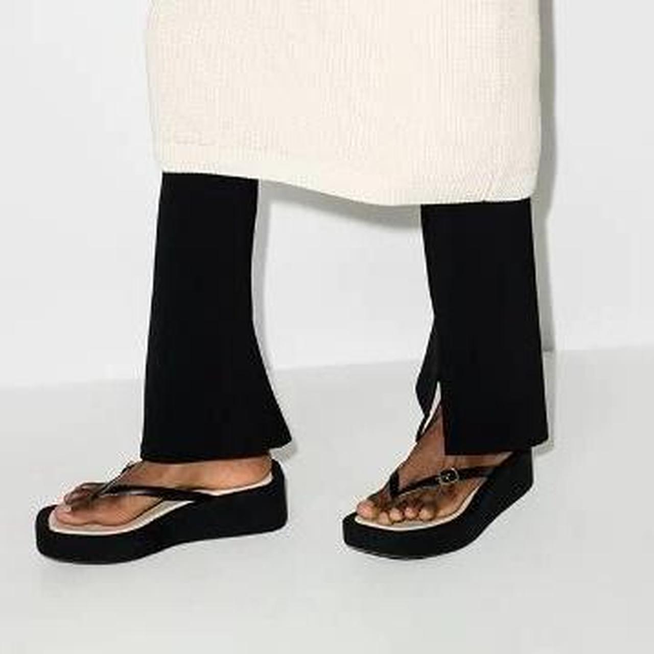 Jacquemus Women's Black Sandals Depop