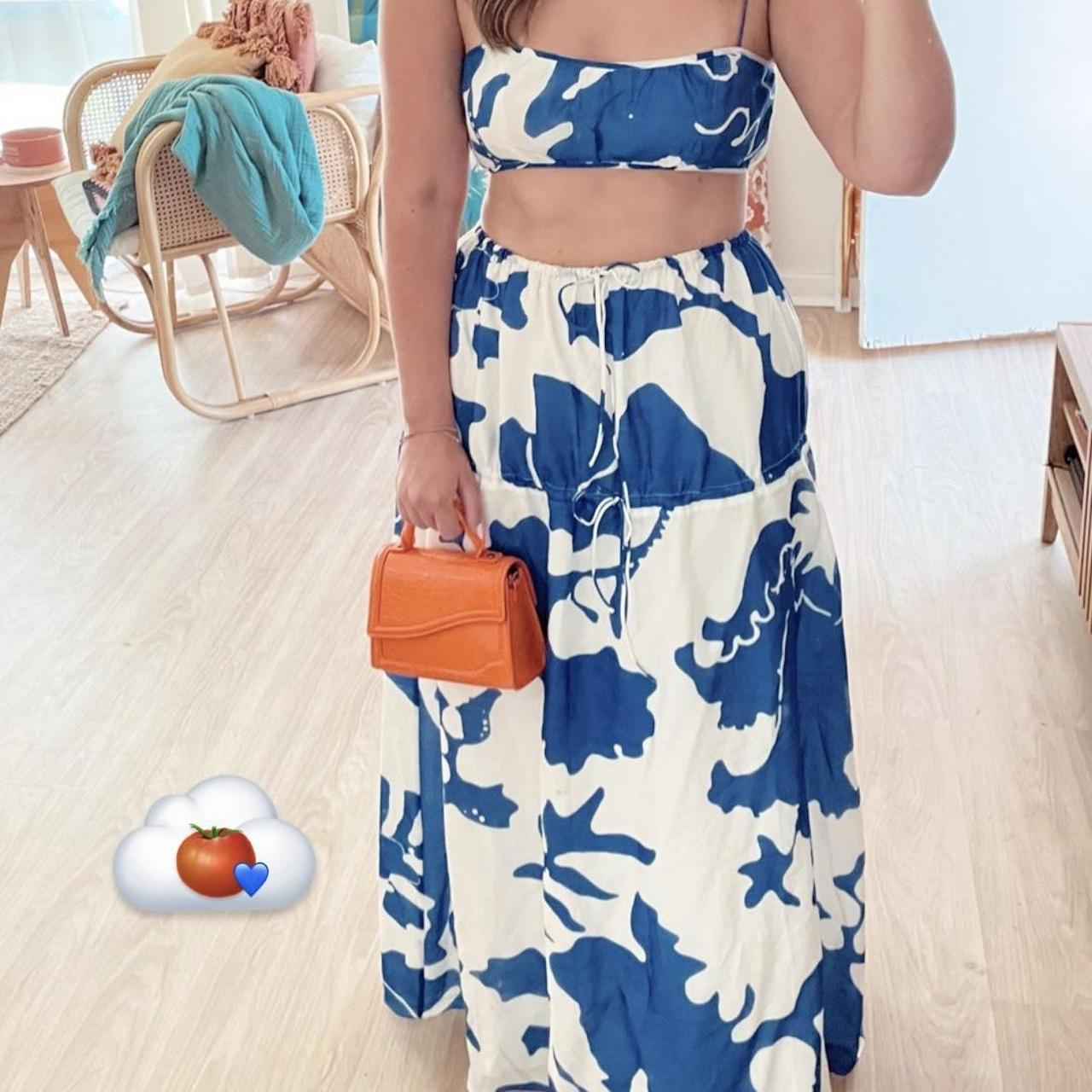***SKIRT only*** VIVI GATHERED MAXI SKIRT Size 1.... - Depop