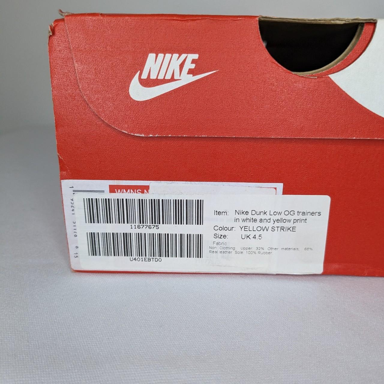 womens dunk yellow strike