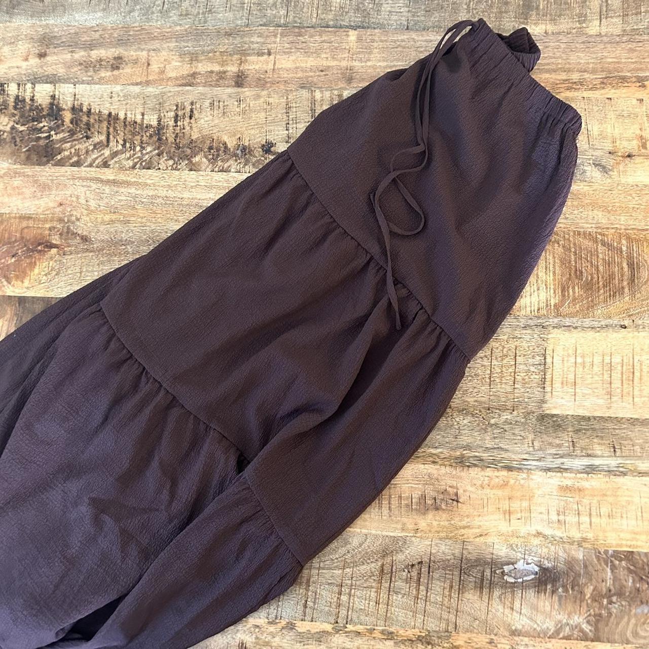 SHEIN Women's Brown Skirt Depop