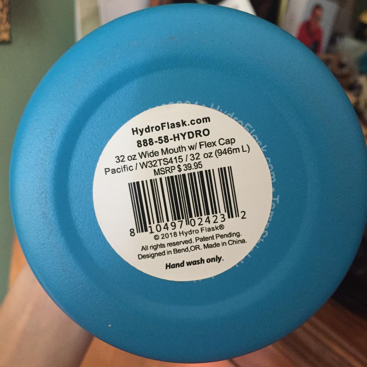 Baby sky blue hydro flask, fair condition, flaws as - Depop