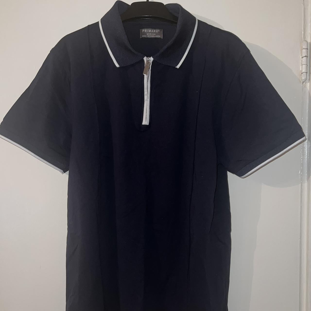 Primark Men's Navy and White Polo-shirts | Depop