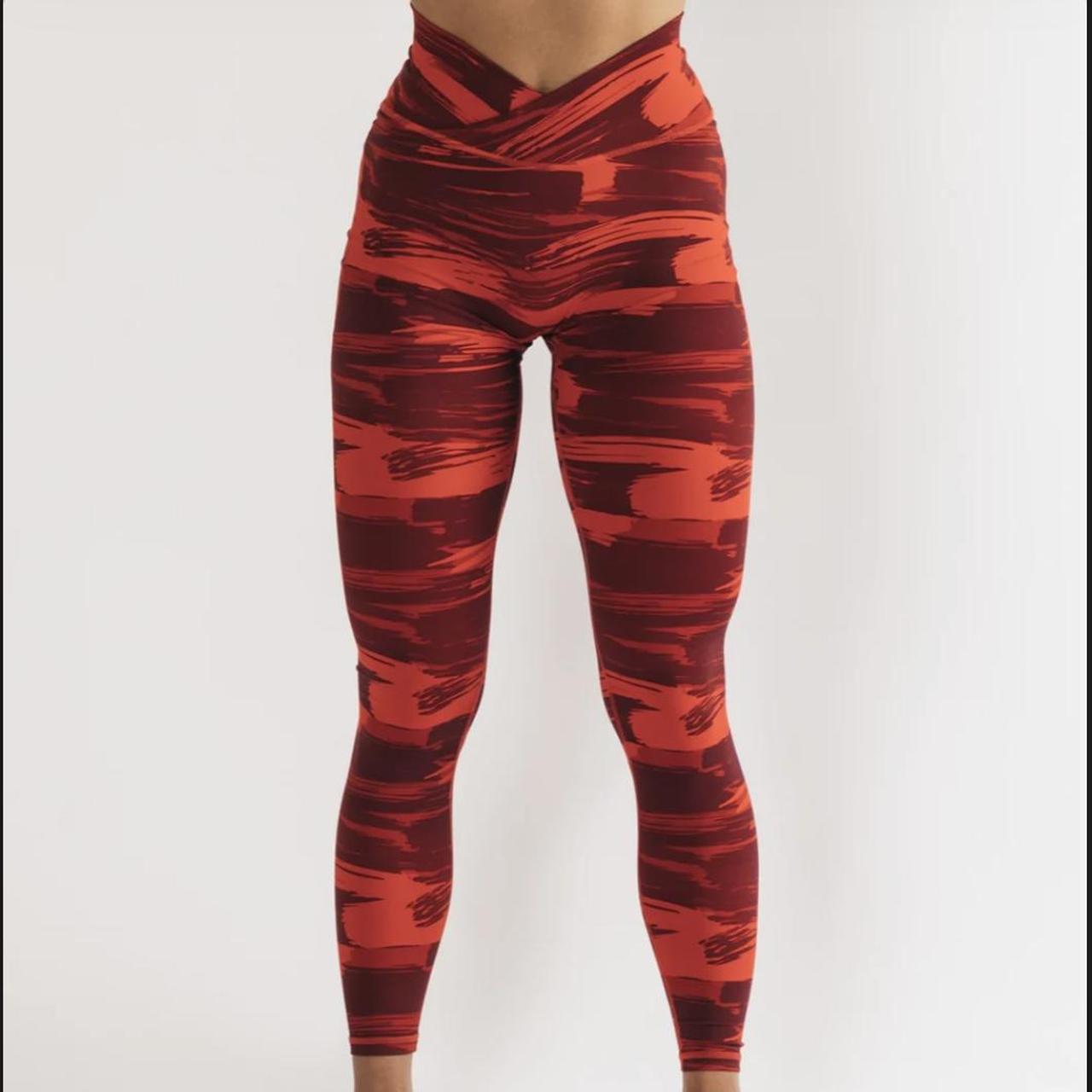 Alphalete red clearance leggings