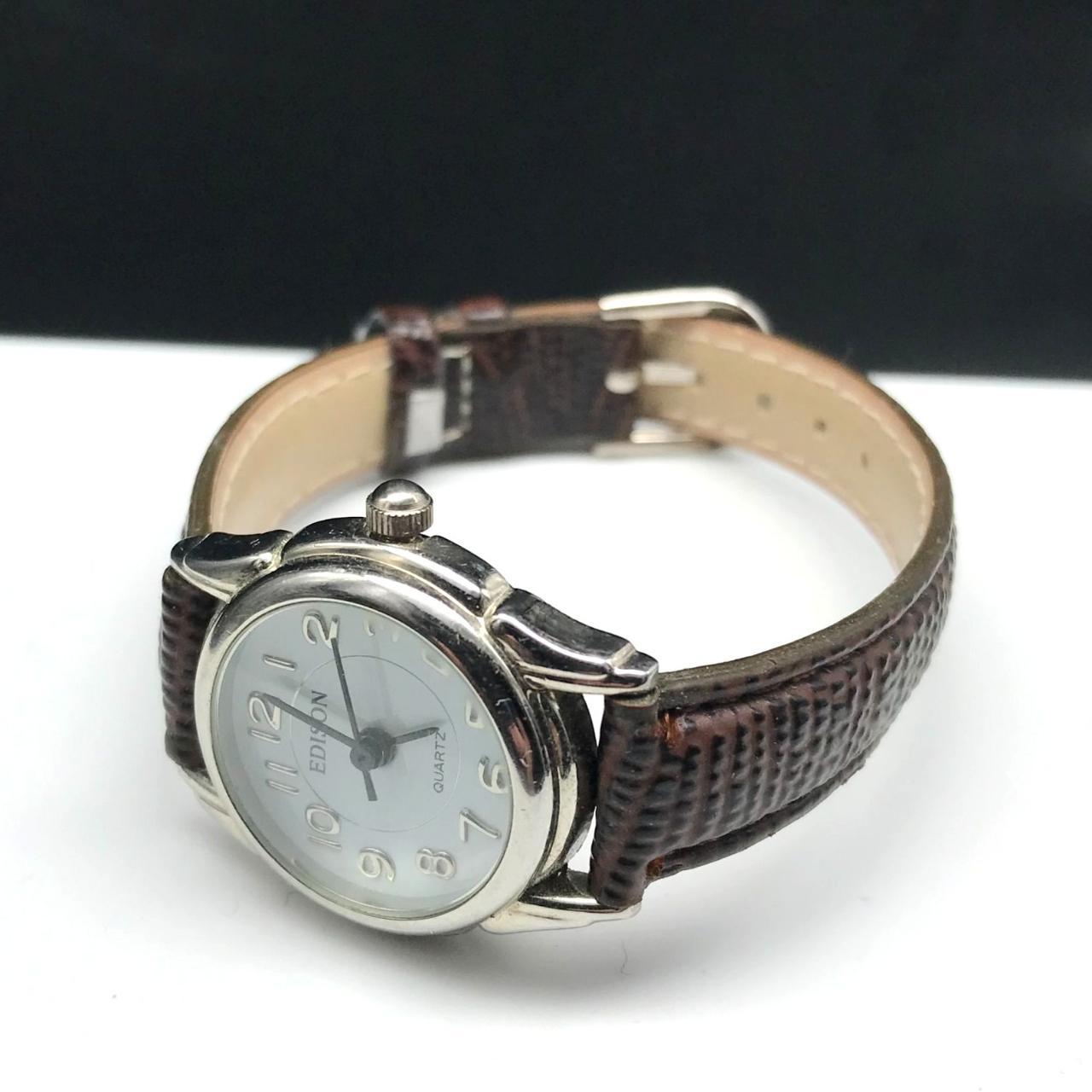 Edison Women s Silver Tone Analog Quartz Watch New. Depop