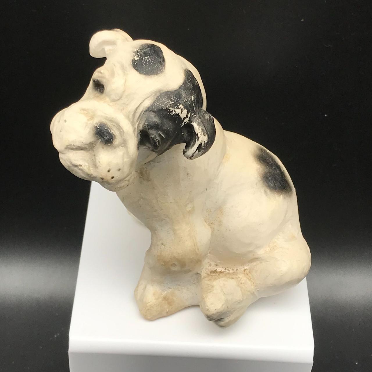 Vintage chalkware Bulldog 【公式通販】