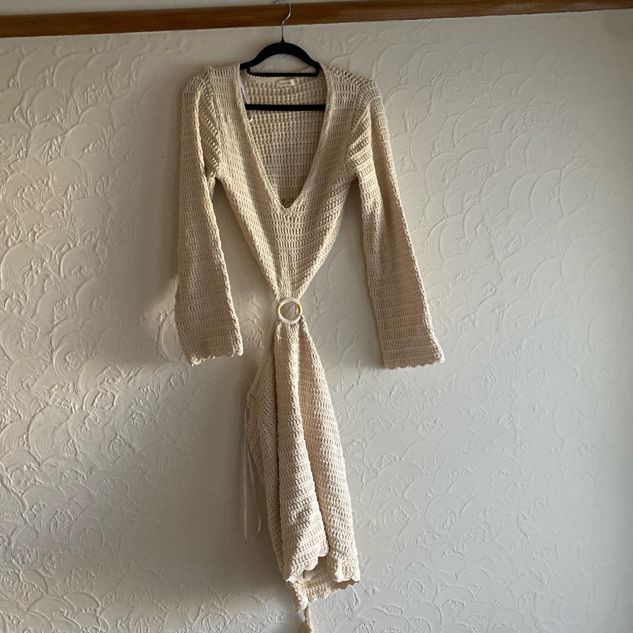 Ghanda Crochet Dress XS Never been worn Depop