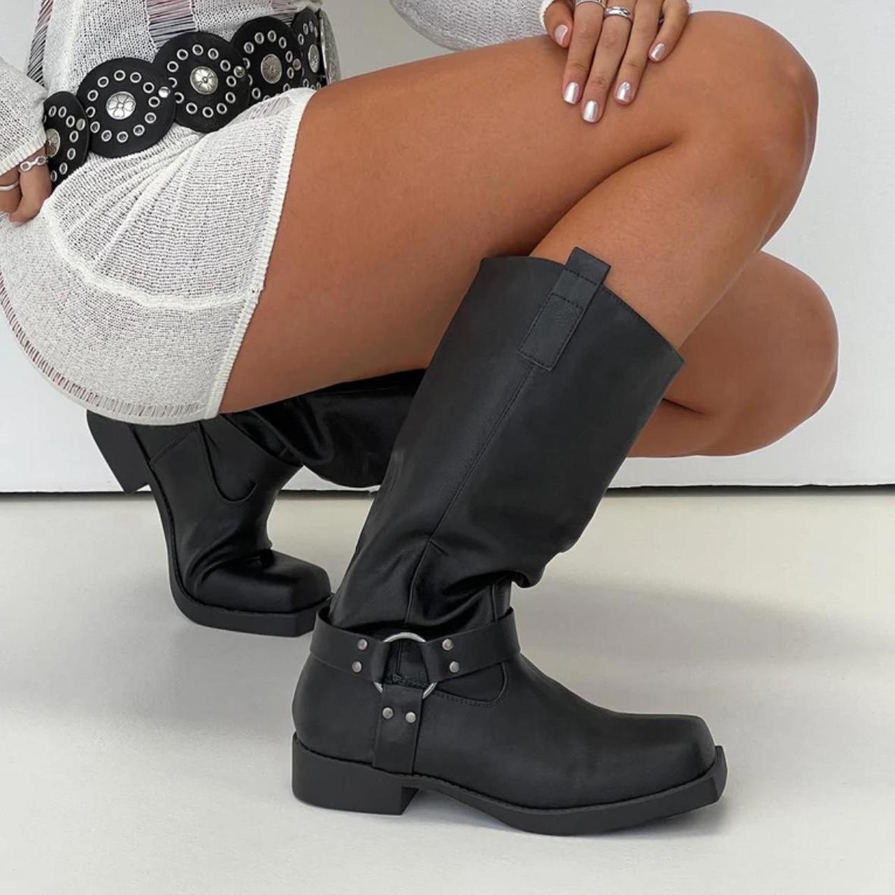 Princess Polly Western Style Boots. Never worn.... Depop