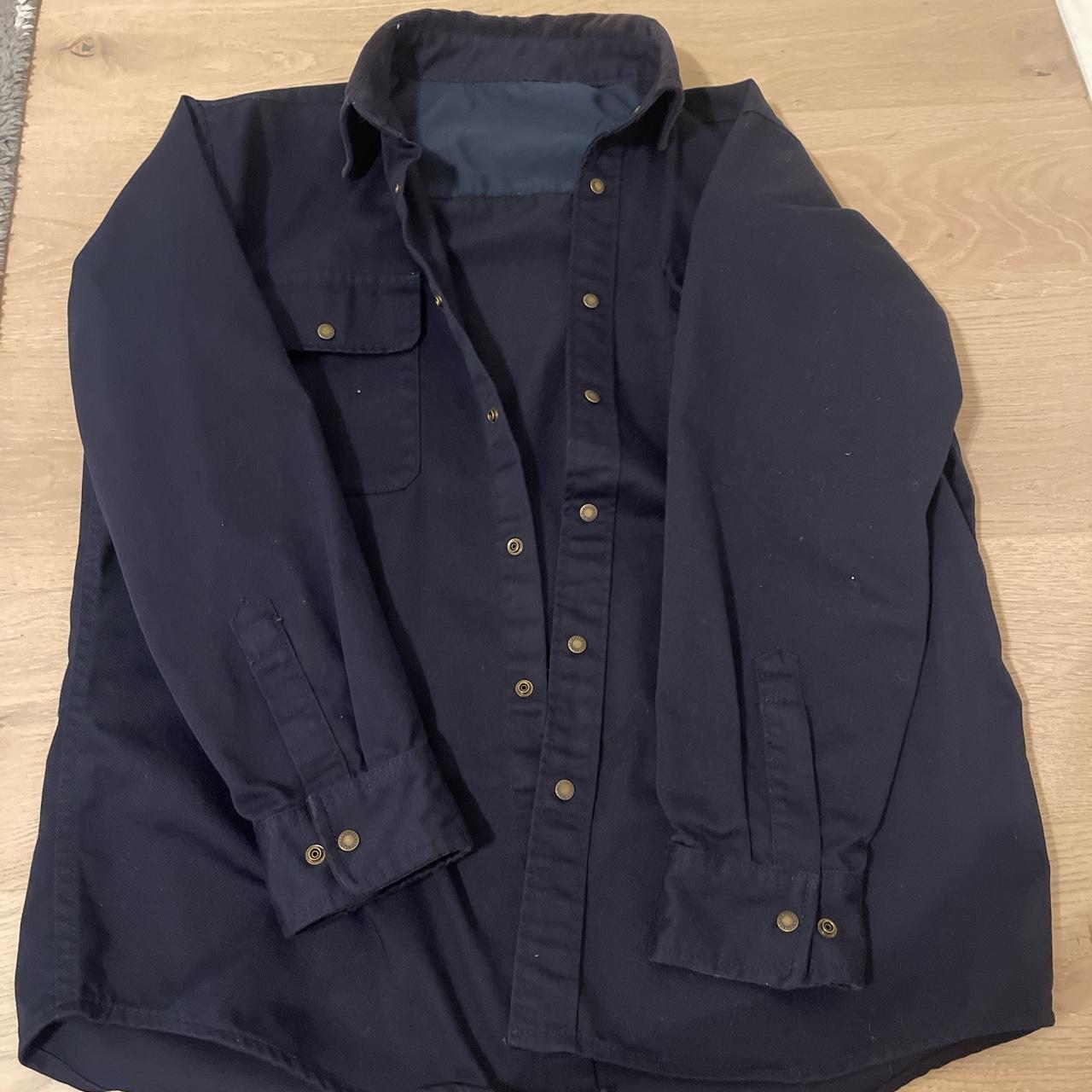 Brandy Melville Women's Navy Jacket Depop