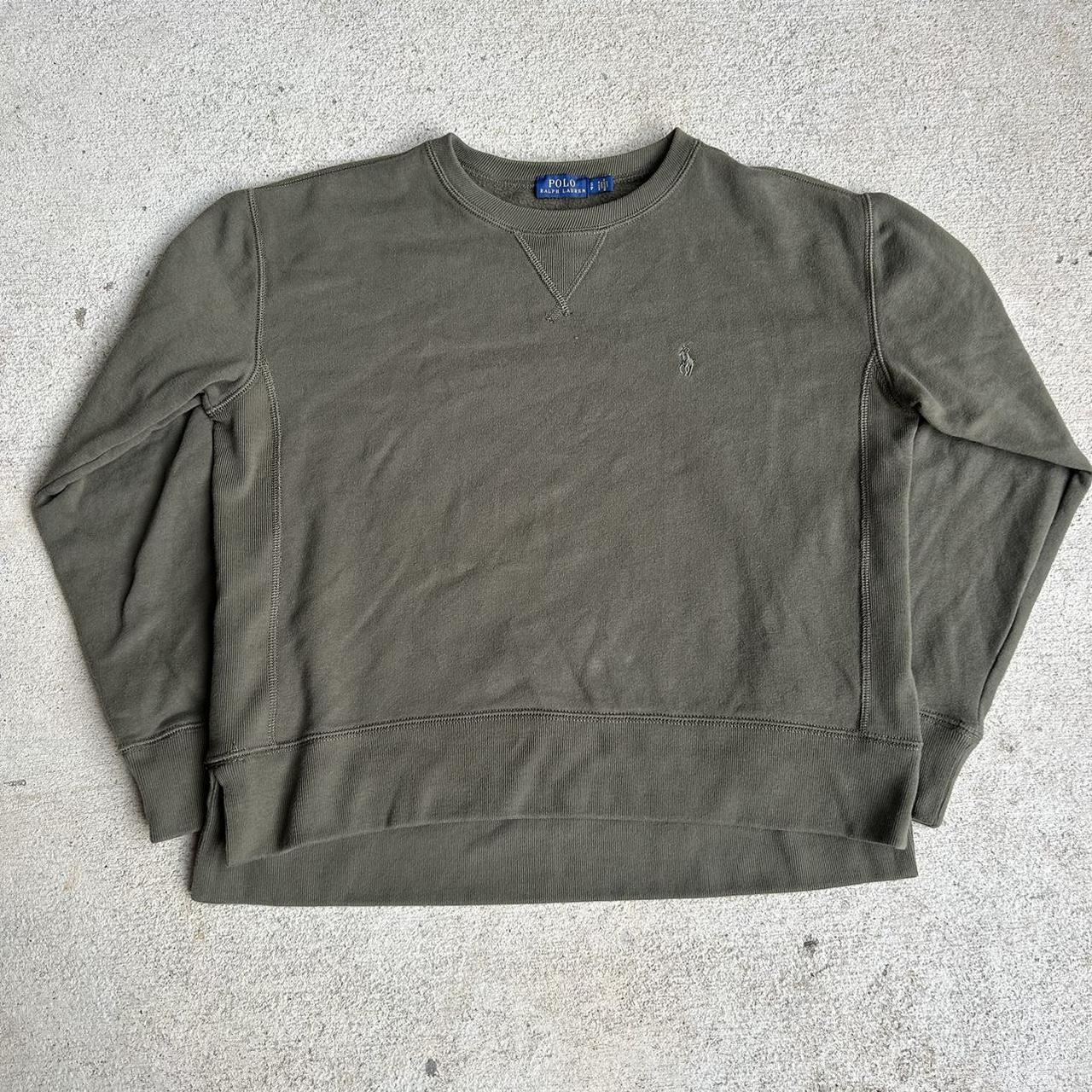 Olive Green Ralph Lauren Crew Neck 🫒 Cozy super... Depop