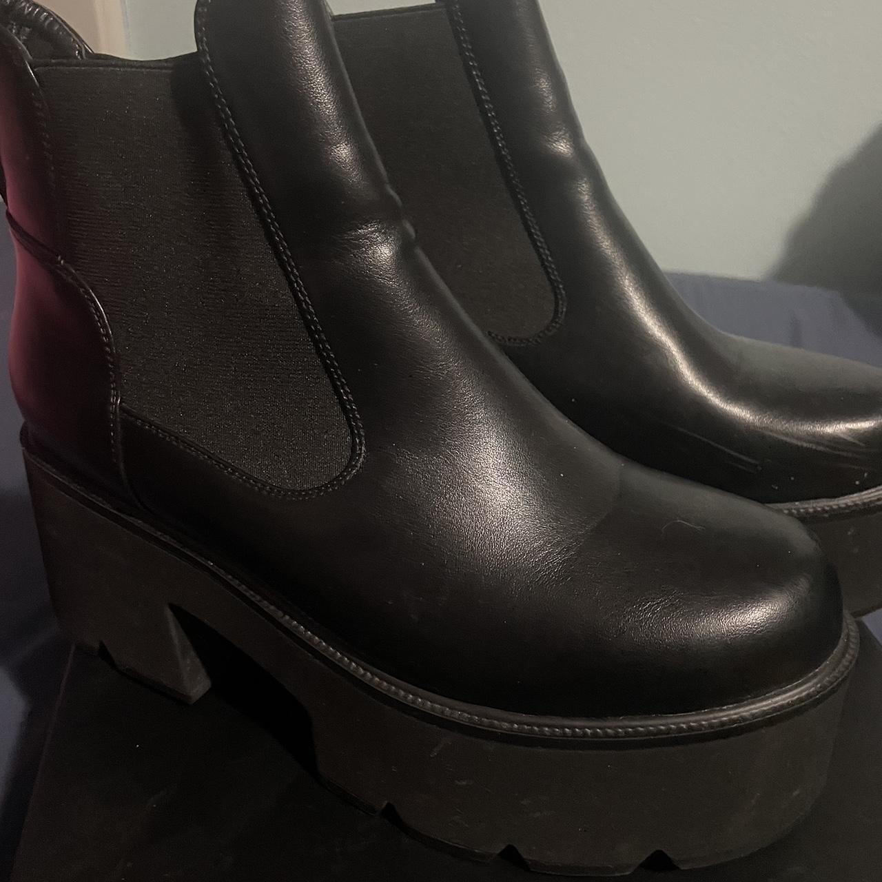 lamoda goth platform boots ˚୨୧⋆｡˚ ⋆ ୨୧ only worn... - Depop