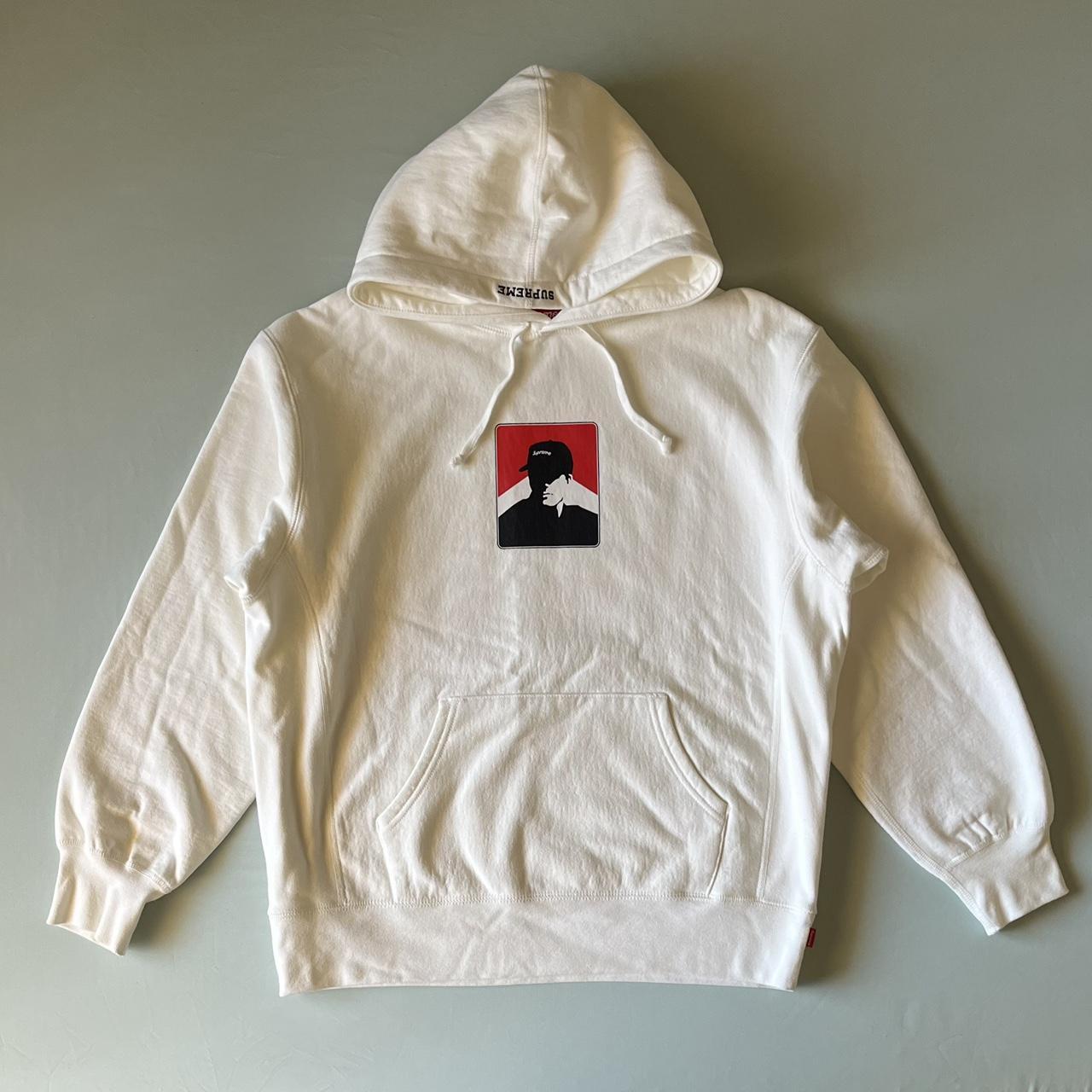 Pre-owned Portrait Hooded Sweatshirt White