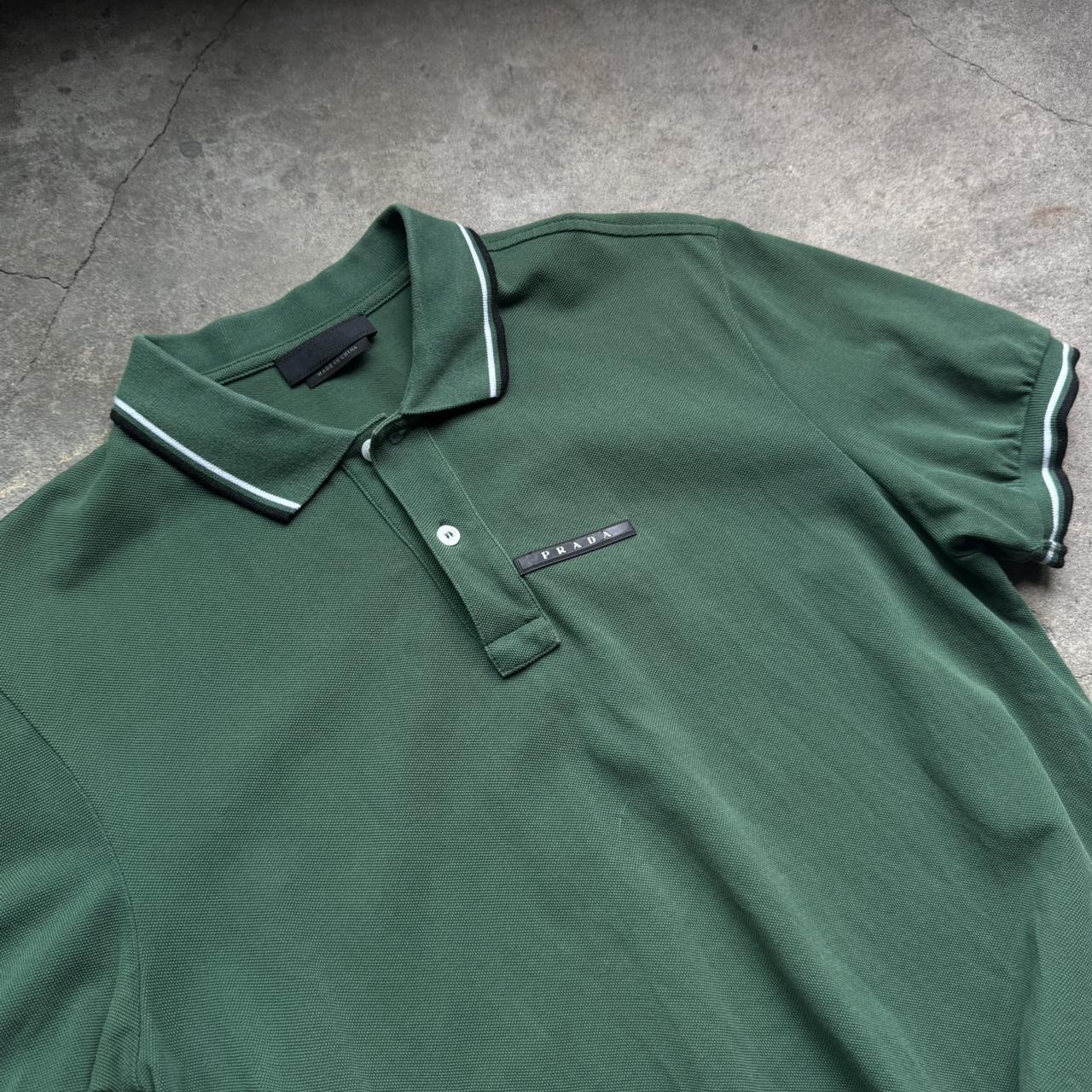 トップス 00s archive prada rubber polo shirt 00s archive prada rubber polo shirt トップス