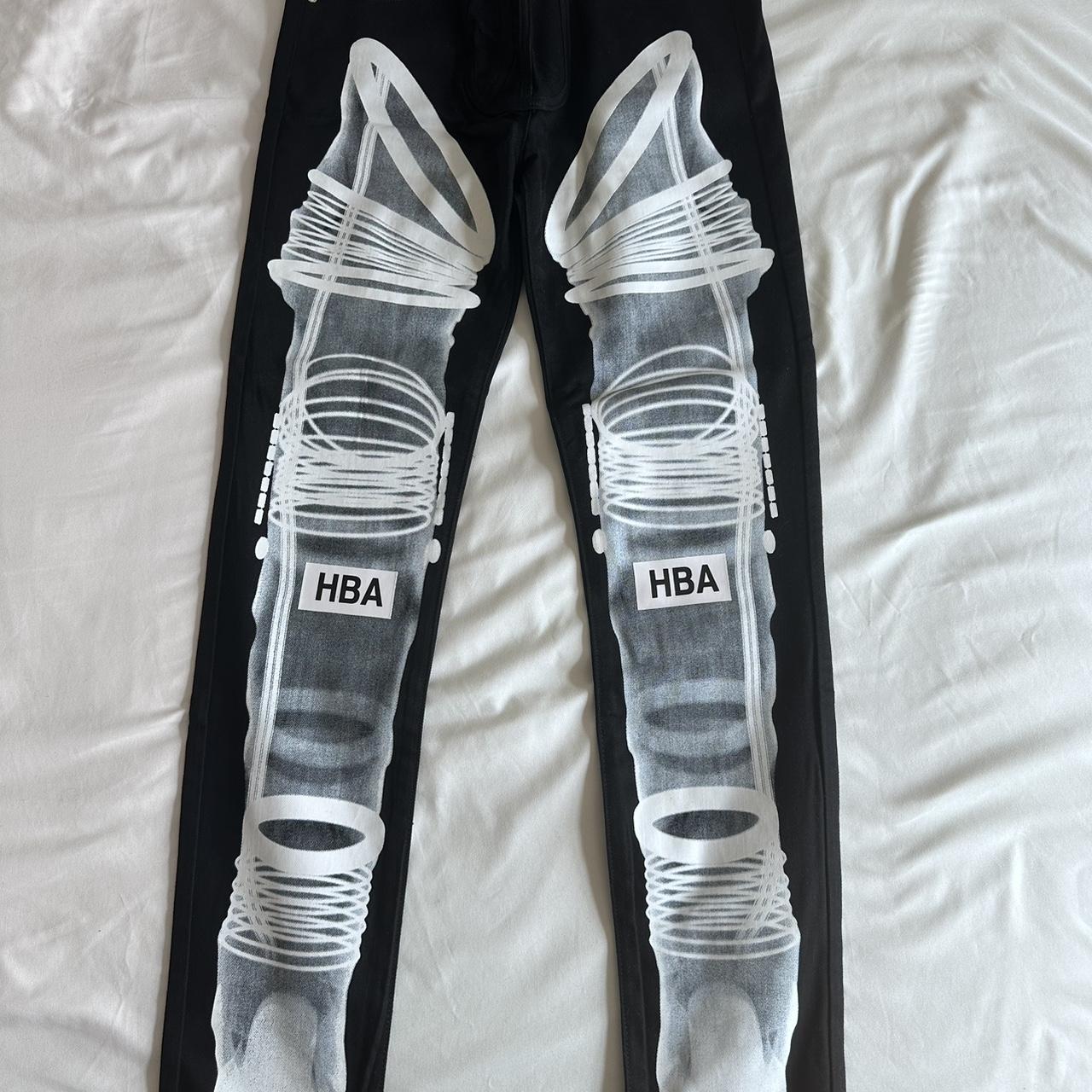 Hood By Air HBA Astronaut Print Black Jeans