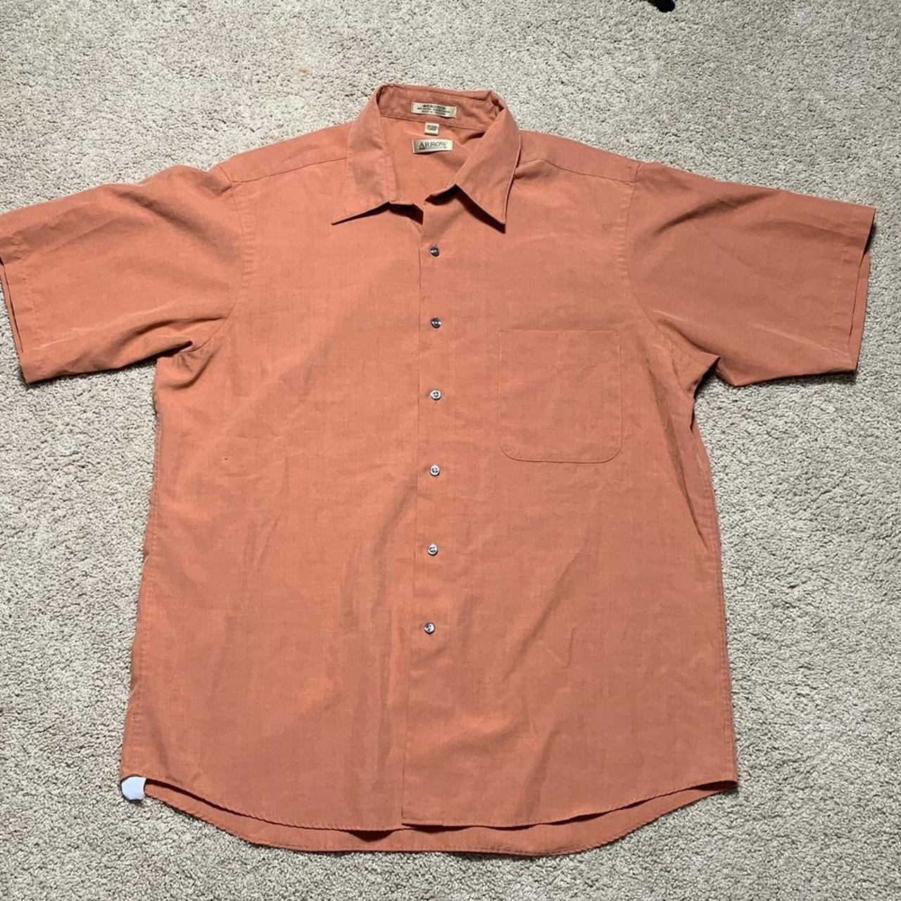 Men's Orange Shirt | Depop