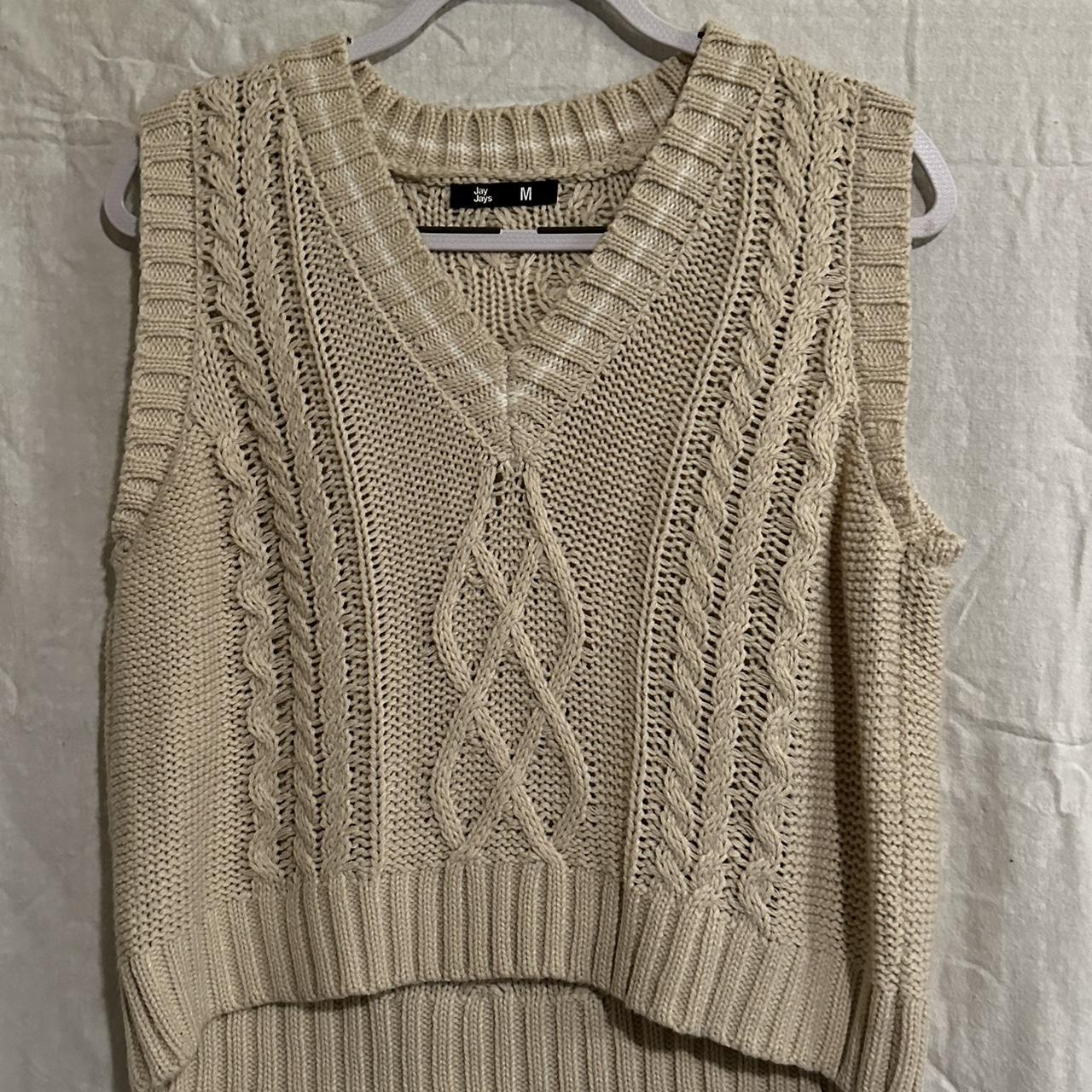 ⭐️Medium ⭐️Jay Jays knitted sweater vest ⭐️Never worn... - Depop