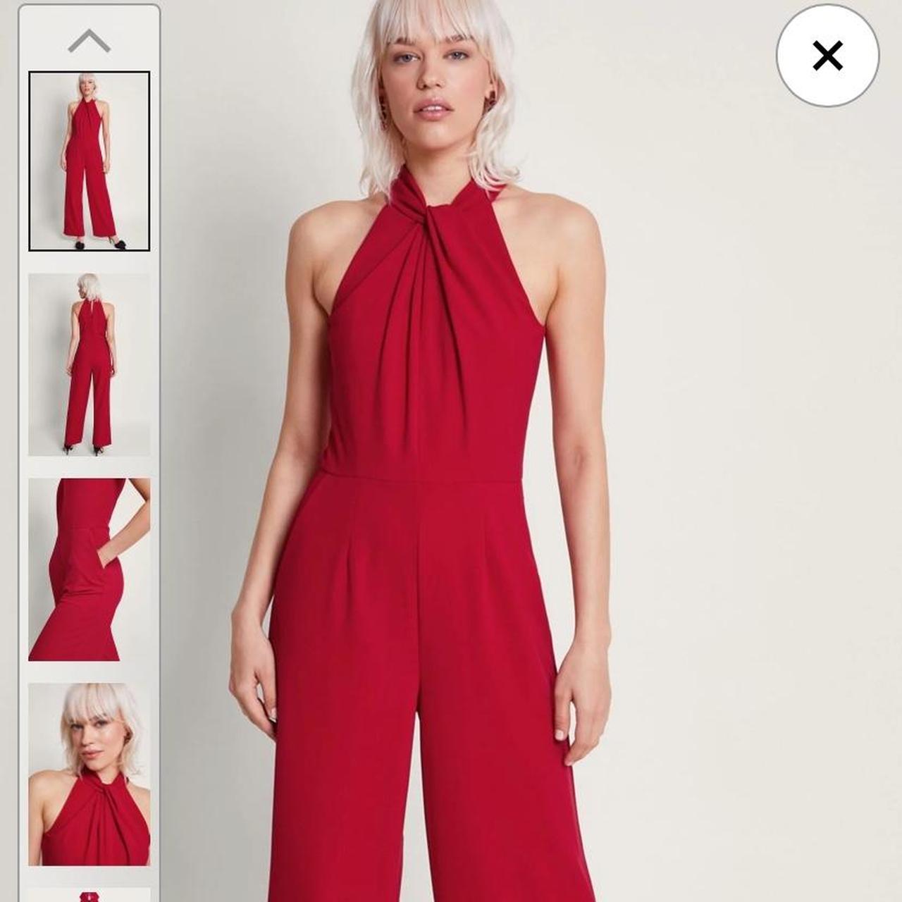 Monsoon red jumpsuit online