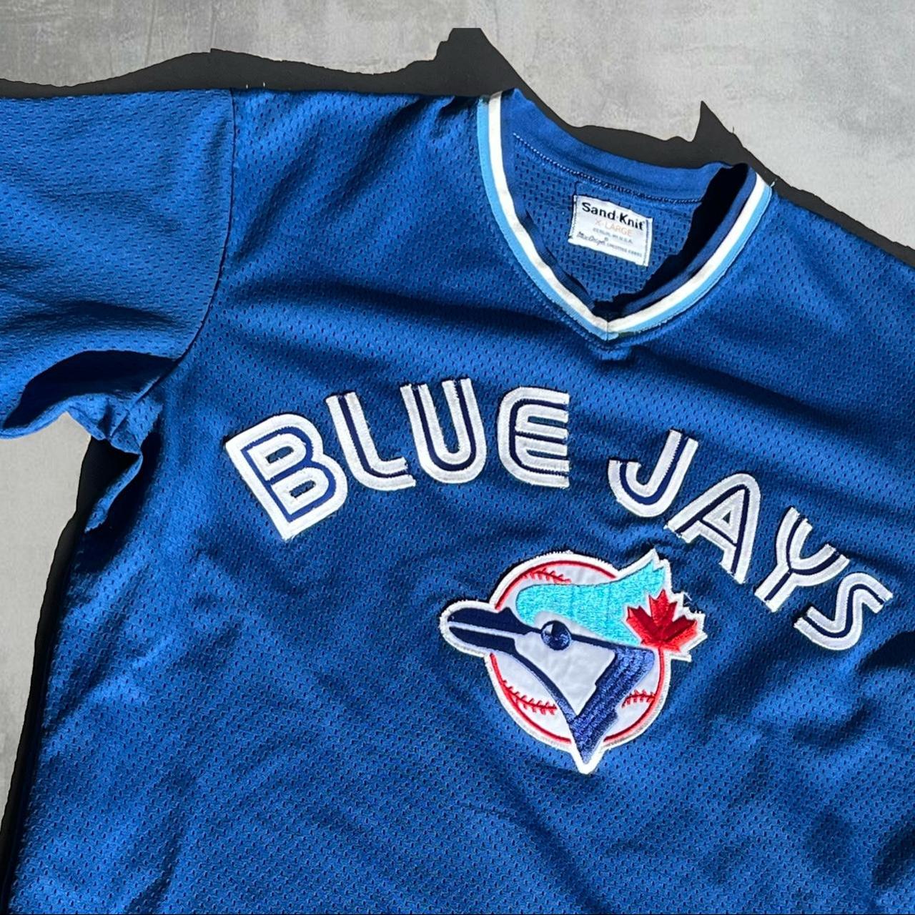 Vintage Toronto Blue jays baseball jersey by - Depop