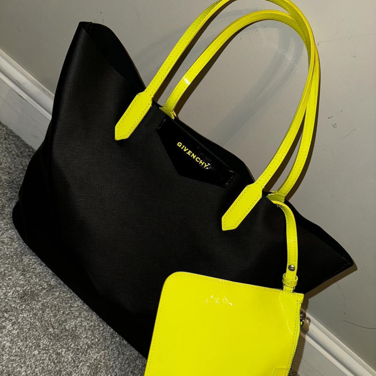 Used Givenchy Antigona Givenchy Blue Sugar Goatskin Leather Mini