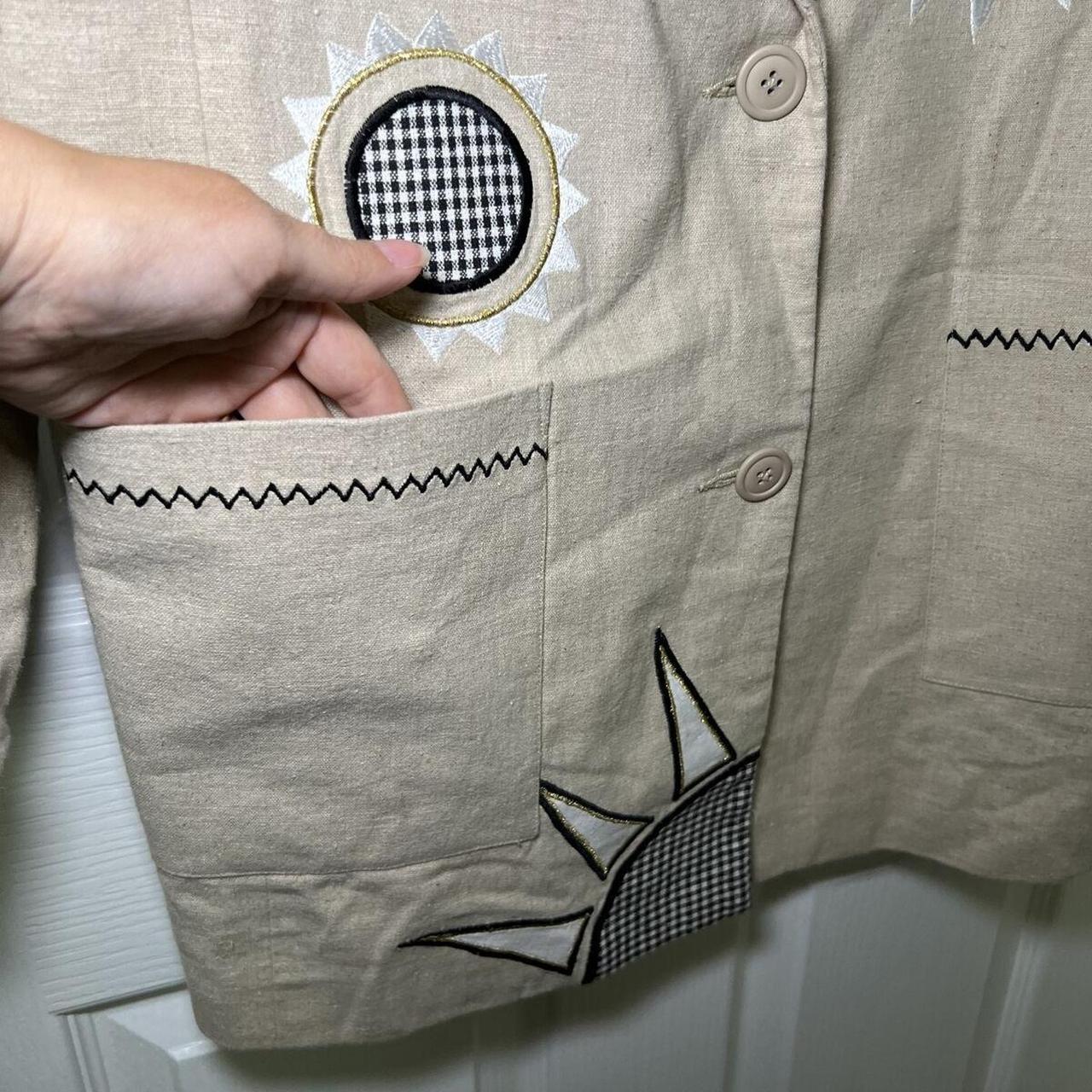 Source Unknown Women's Blazer Jacket - Tan/Black … - image 4