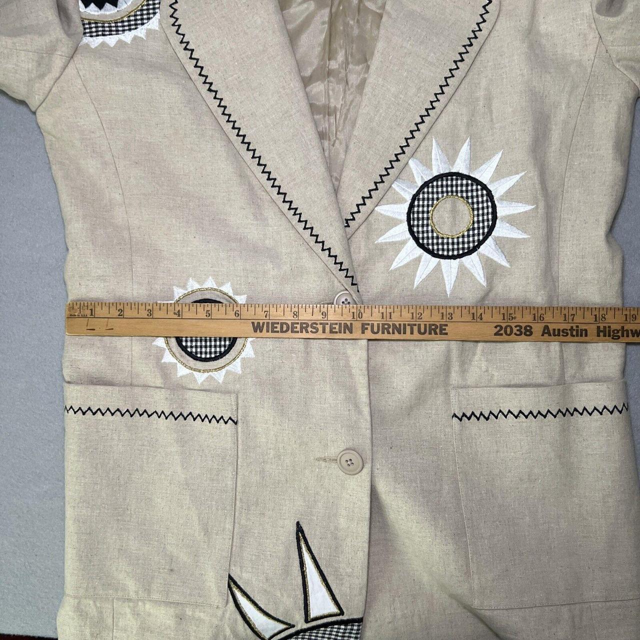 Source Unknown Women's Blazer Jacket - Tan/Black … - image 7