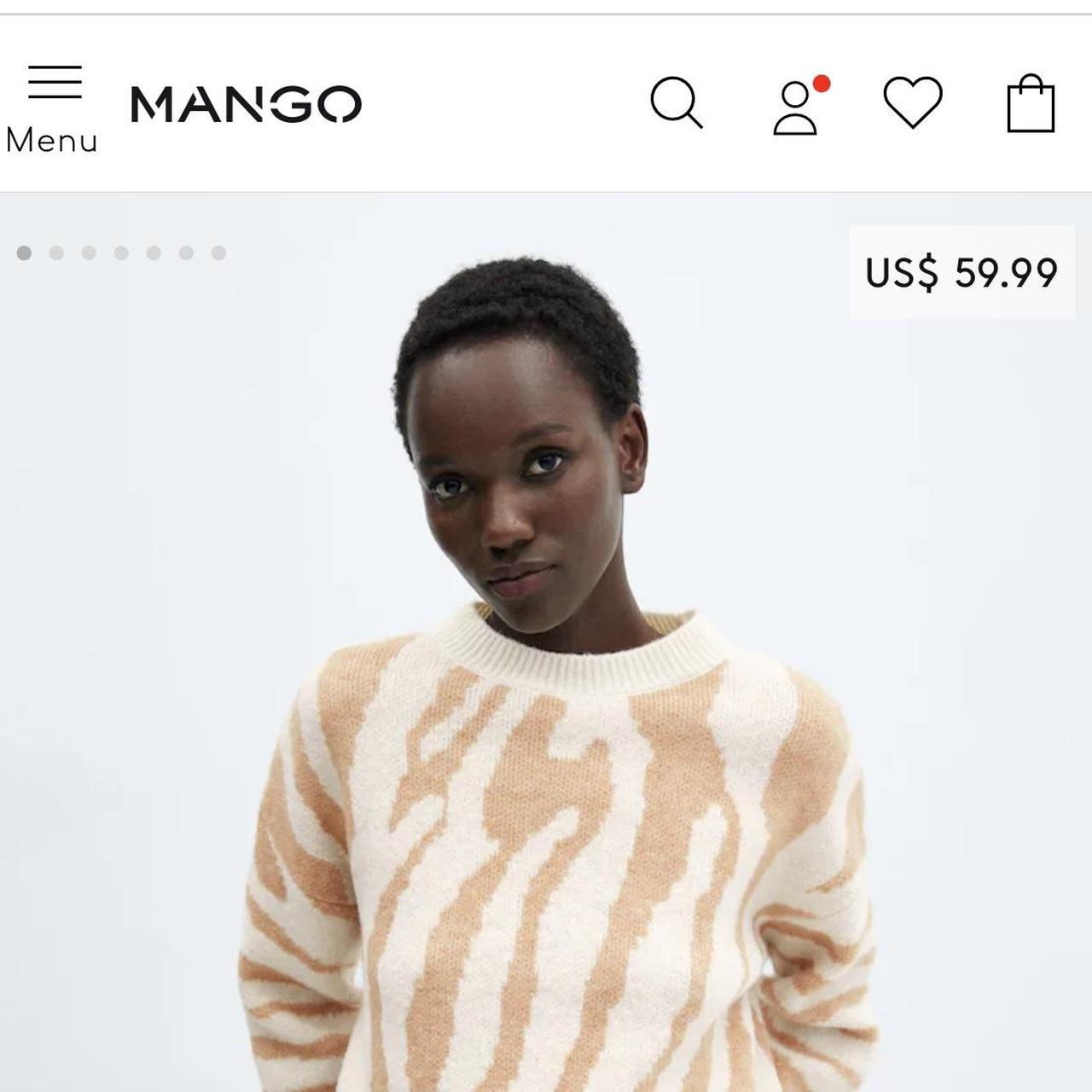 Mango sale zebra jumper