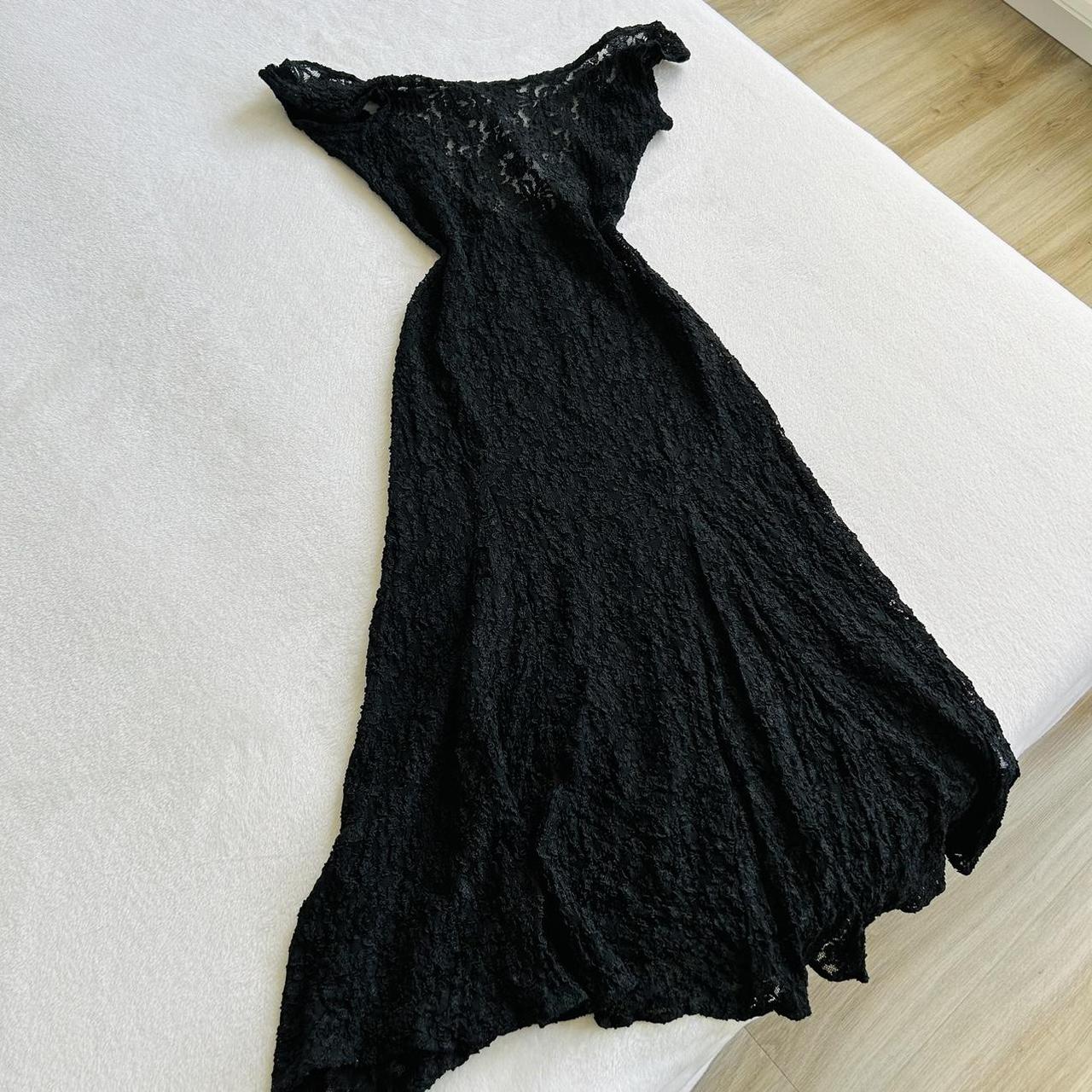 Full sheer romantic black dress (M) A rare one of a... Depop