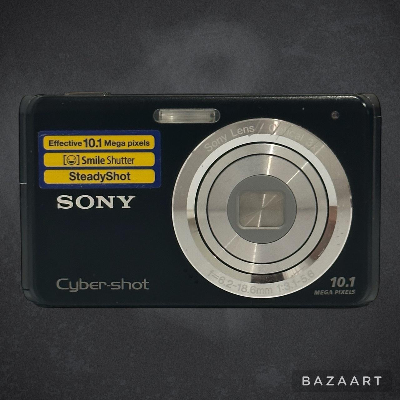 Sony Cybershot DSCW180 10.1MP Black Digital Camera... Depop