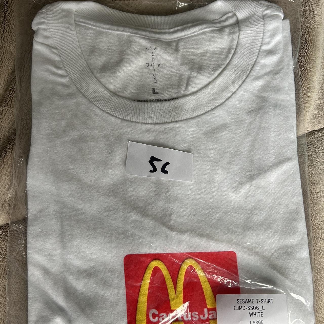 Travis Scott x McDonalds sesame cactus Jack tee - - Depop