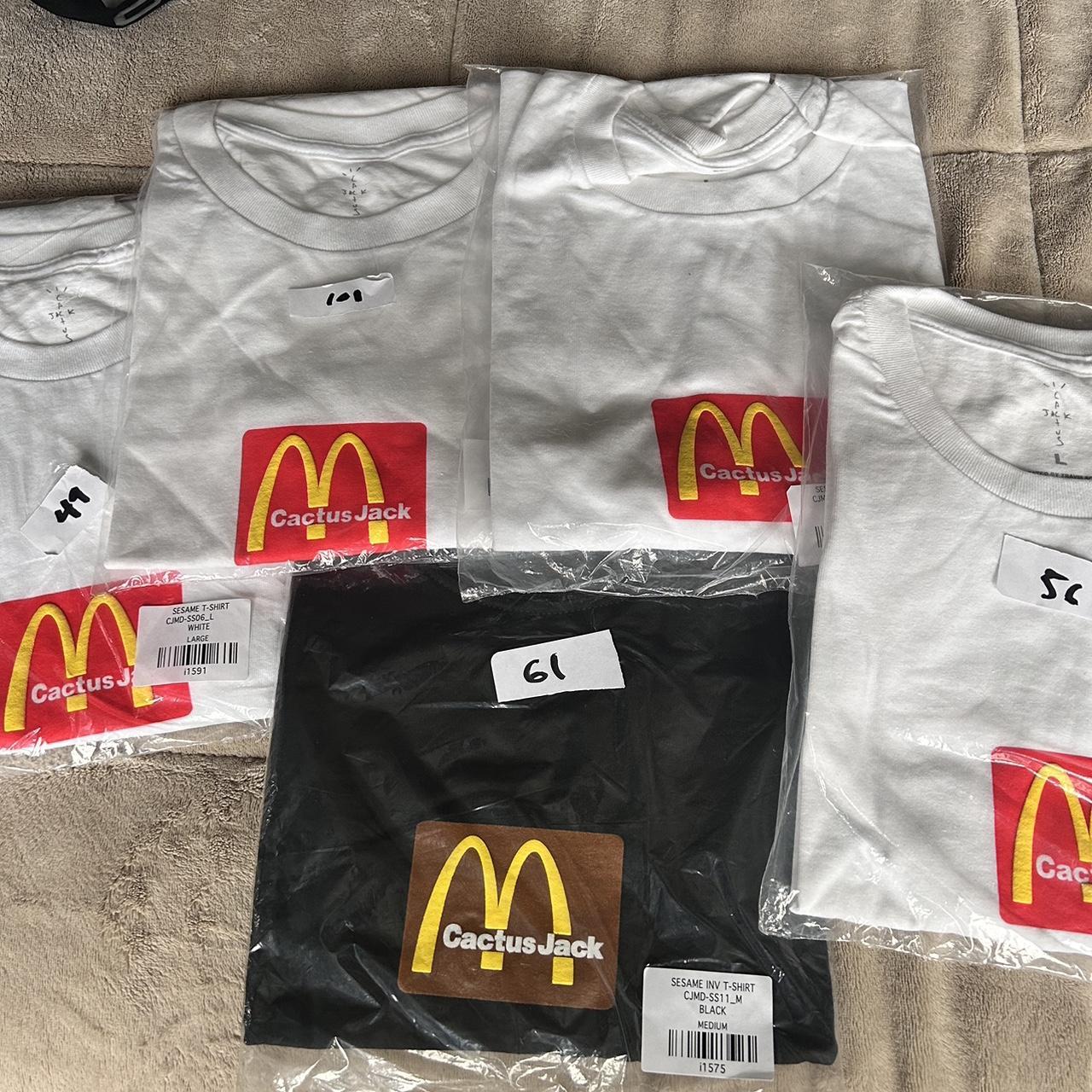 Travis Scott x McDonalds sesame cactus Jack tee - - Depop