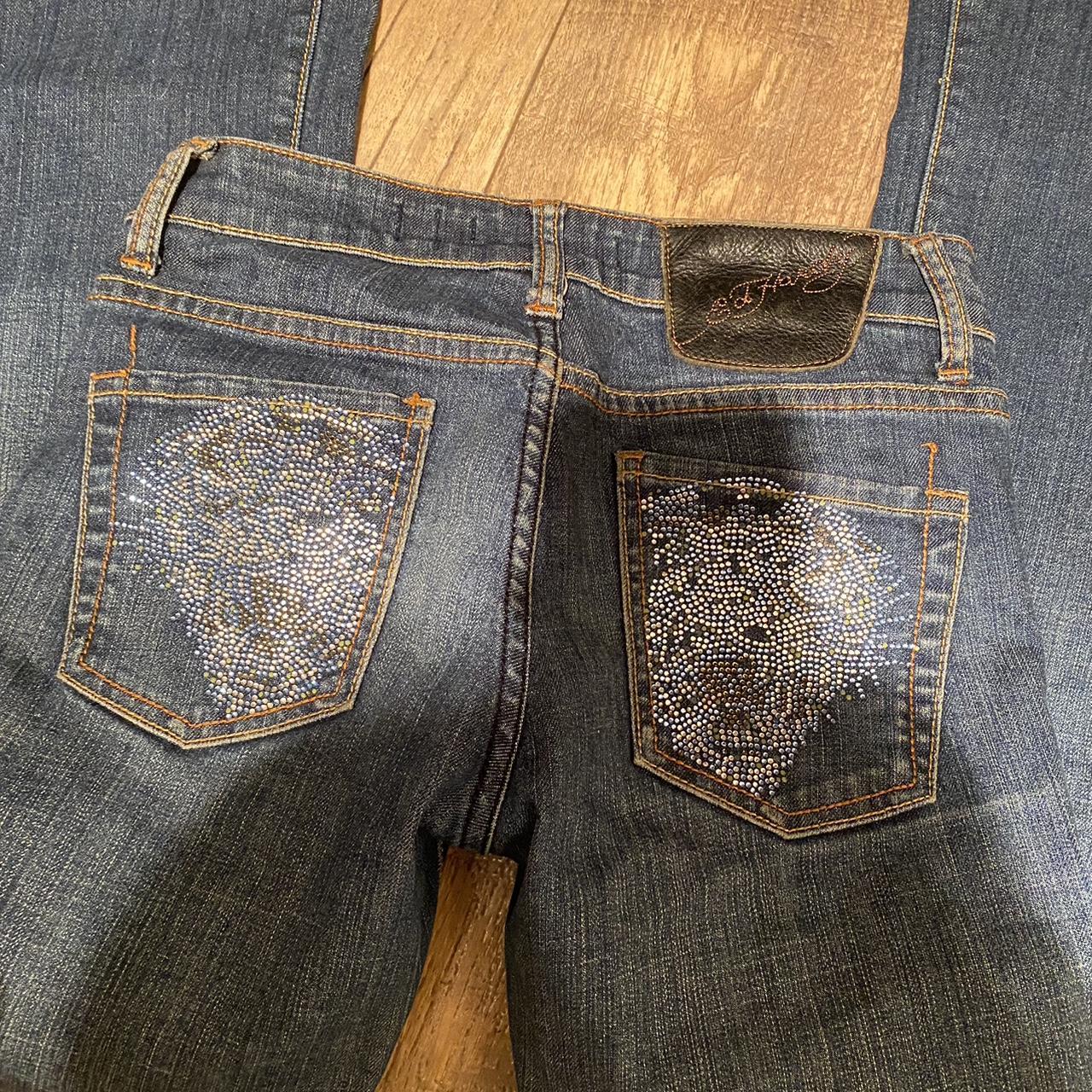 Ed hardy bedazzled jeans No PayPal 🤟🏽 Size... - Depop