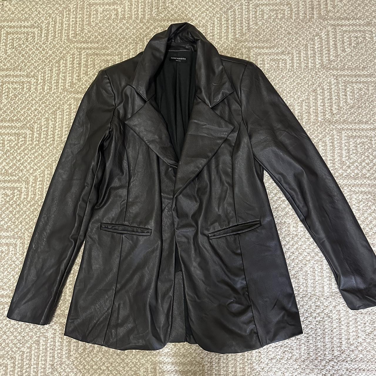 Leather jacket - Depop