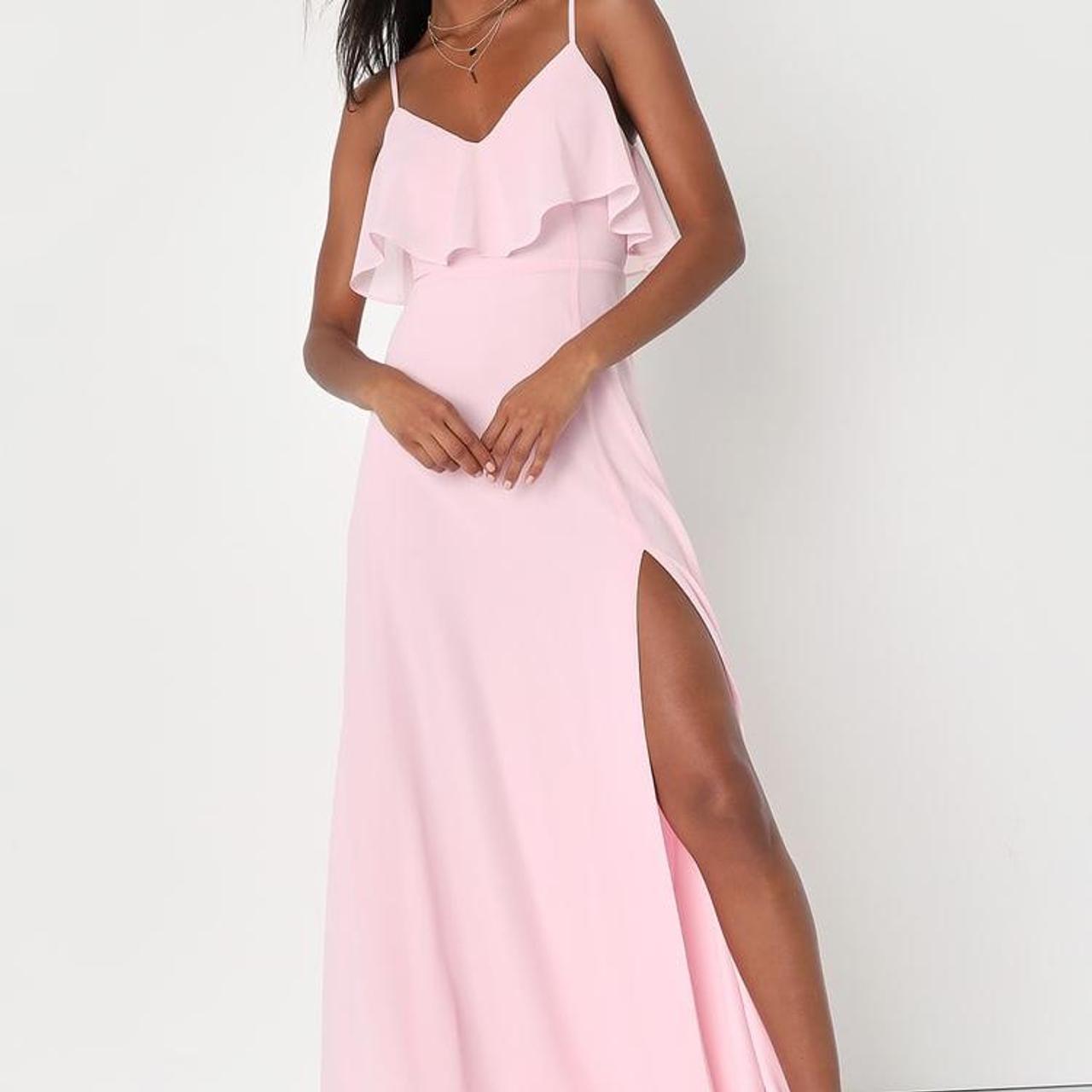 Light pink outlet flowy dress