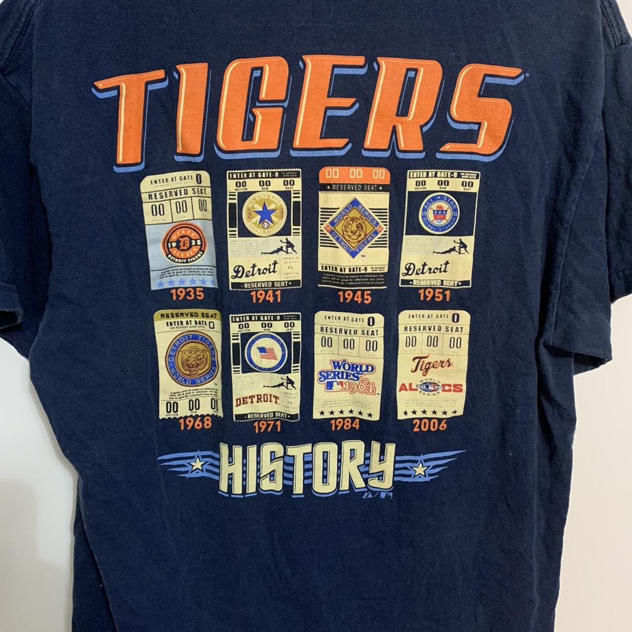 Vintage Detroit tigers t shirt large fits like medium - Depop