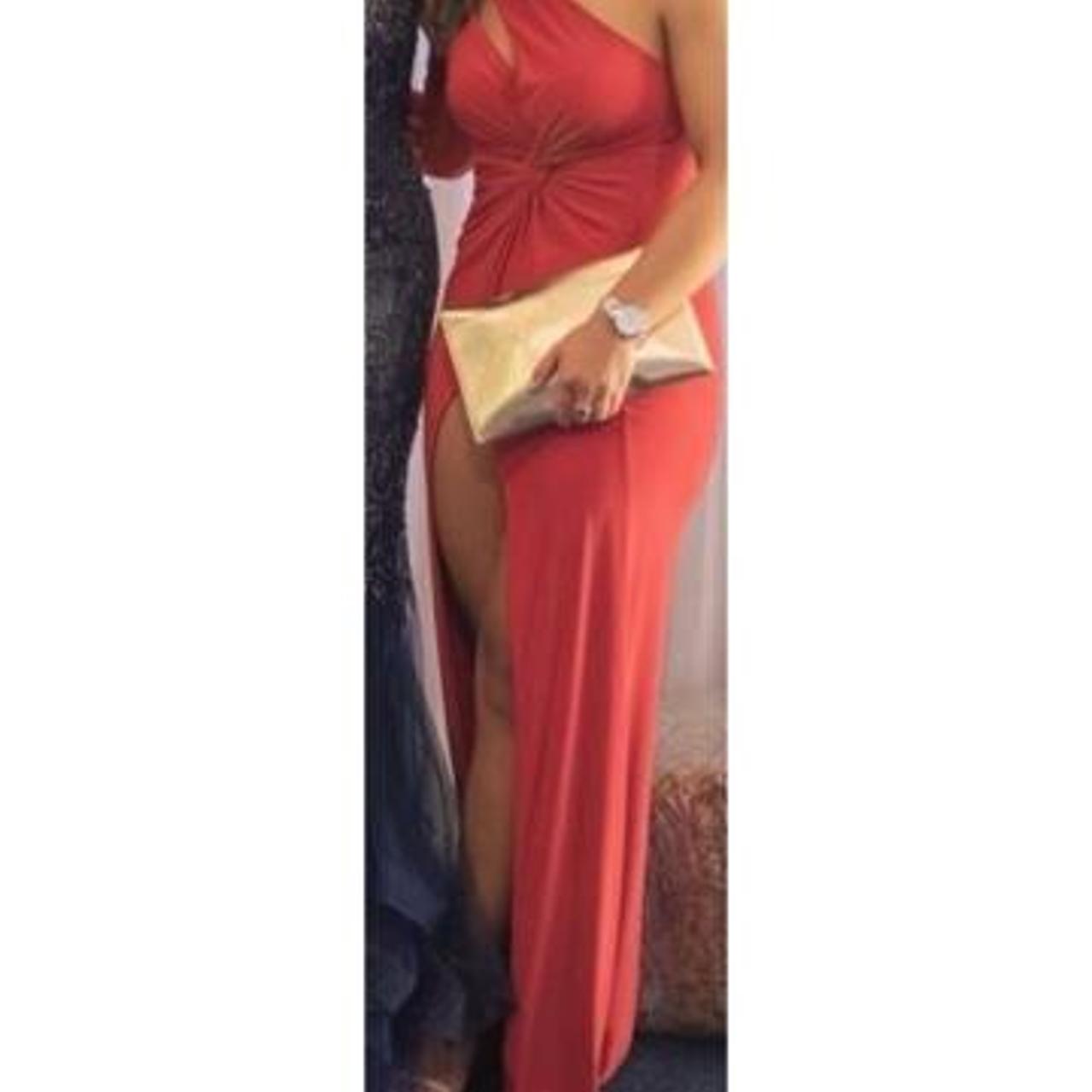 one sleeve lace dress