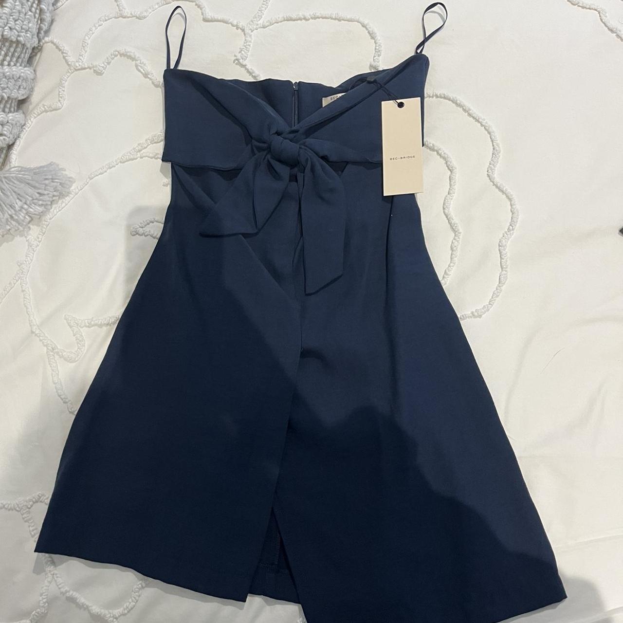 Bec and Bridge so Frenchy mini dress Navy Size 6. Depop