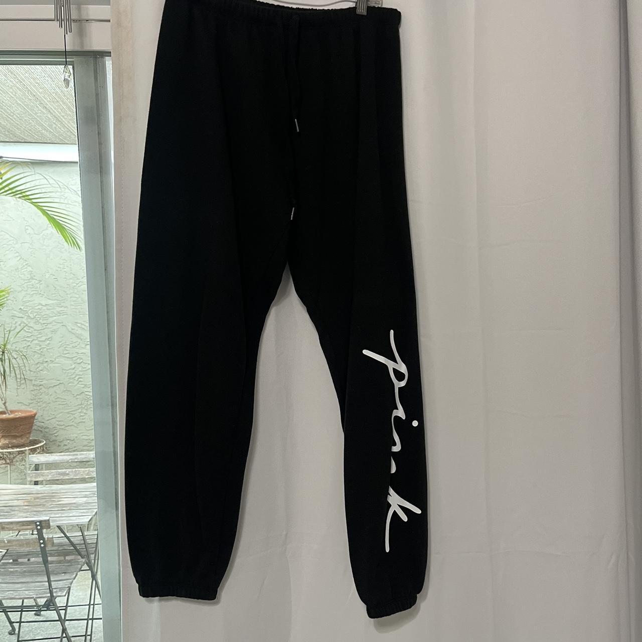 PINK brand black sweatpants worn twice Depop