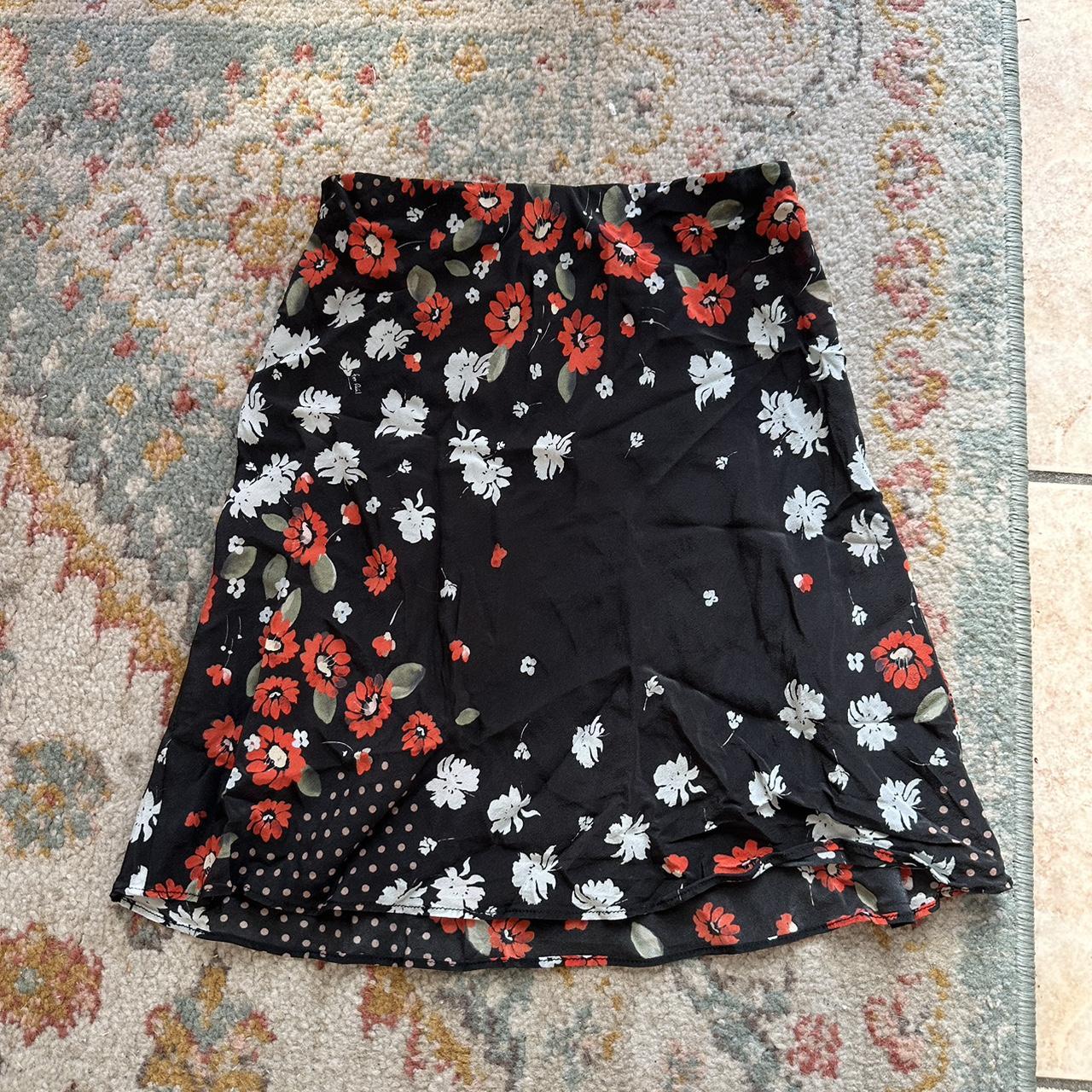 Réalisation Par Women's Black and Red Skirt | Depop