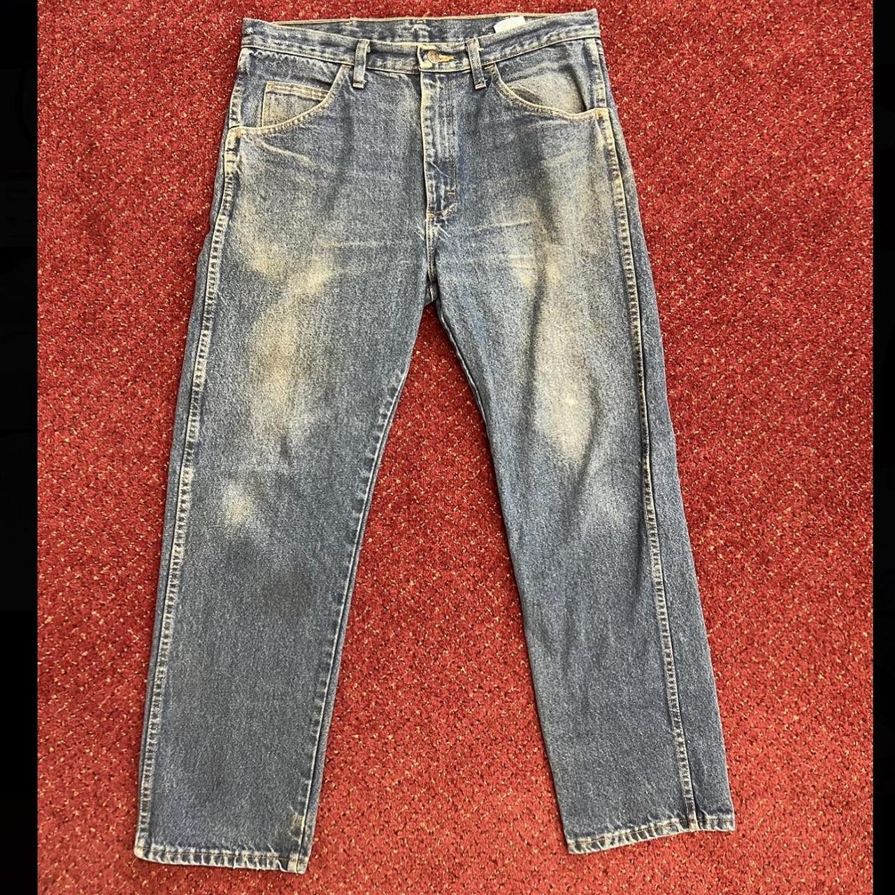 Super faded vintage rustler jeans Y2K vintage denim... - Depop