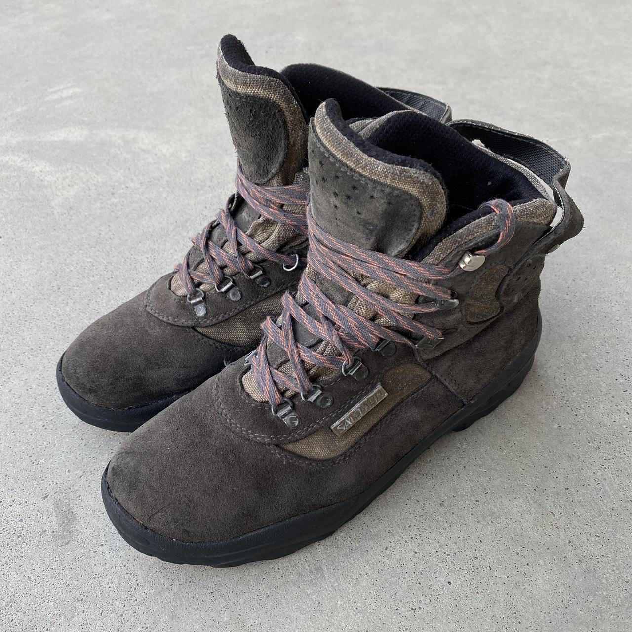 Vintage Salomon gore-tex boots #salomon #hiking... - Depop
