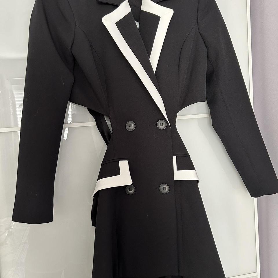 River island waist coat, royal blue, size Depop - Main Image