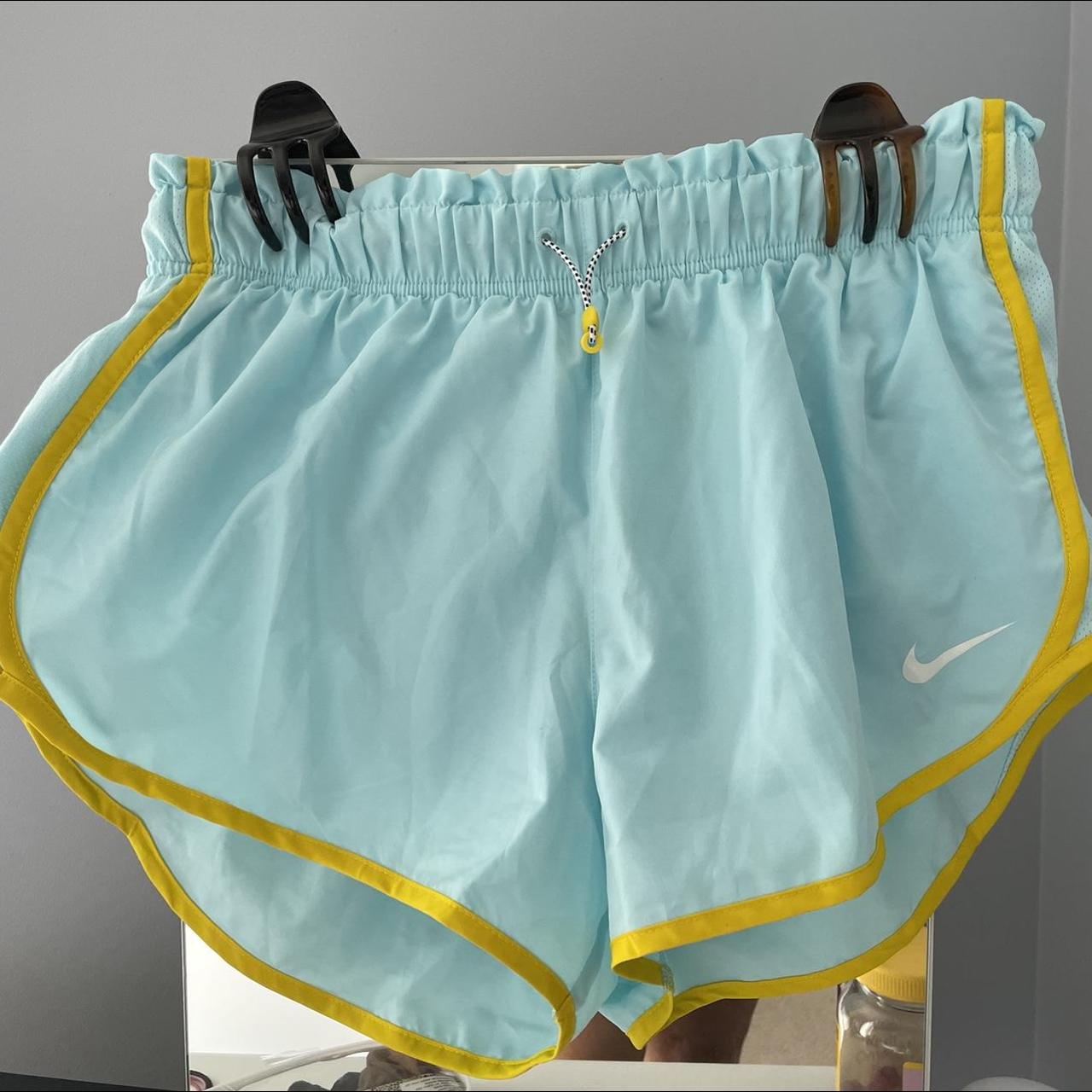 Blue and outlet yellow nike shorts