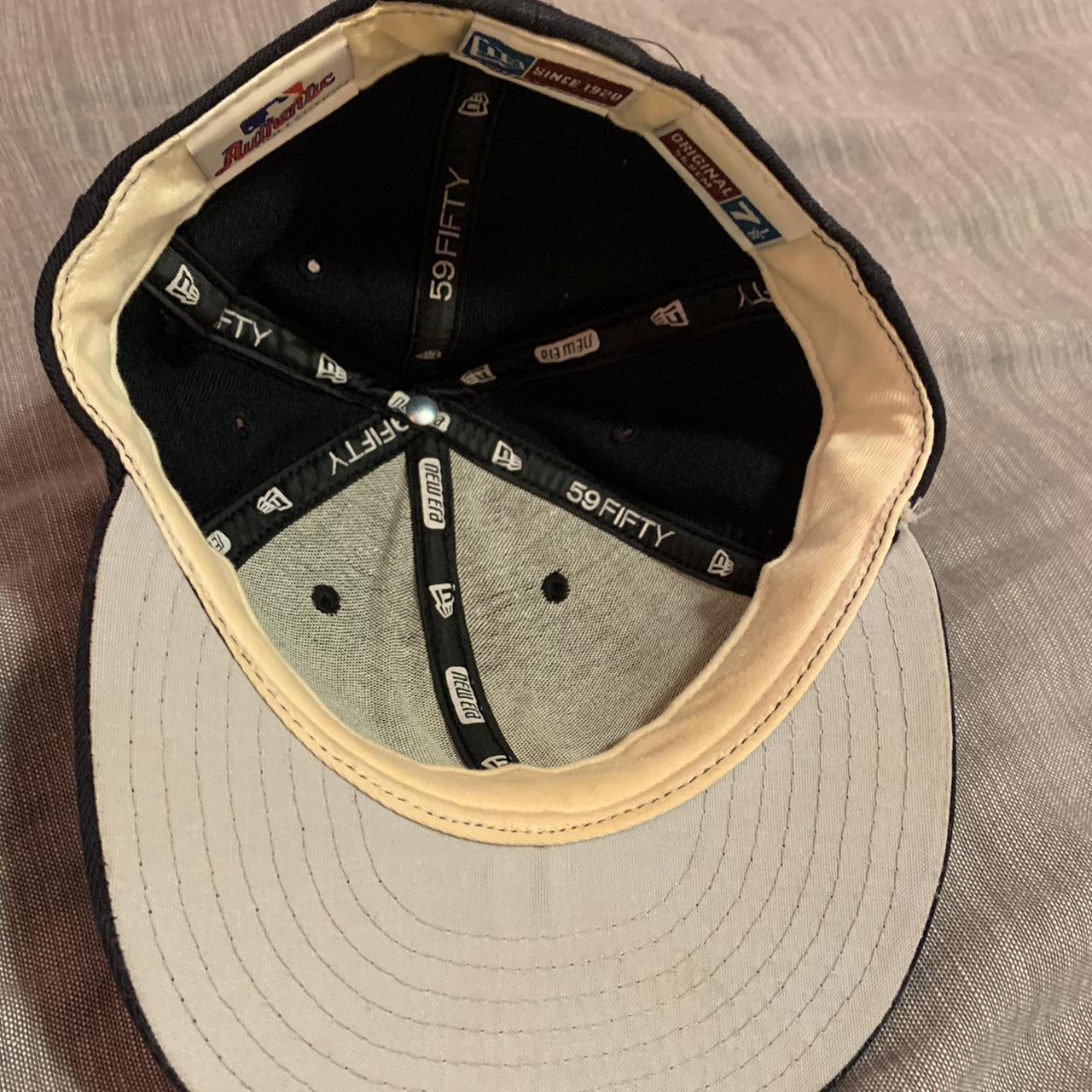 New Era New York Yankees Vintage Brown and Tan - Depop