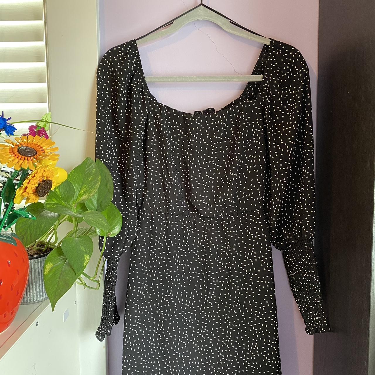 Mi Ami Polka Dot Mini Dress Long Sleeve Dress With Depop