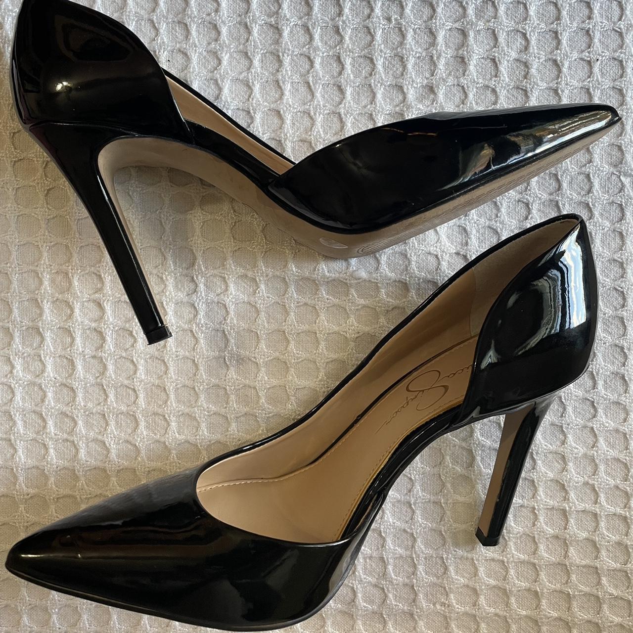 glossy pointed toe pumps brand/designer Jessica... - Depop