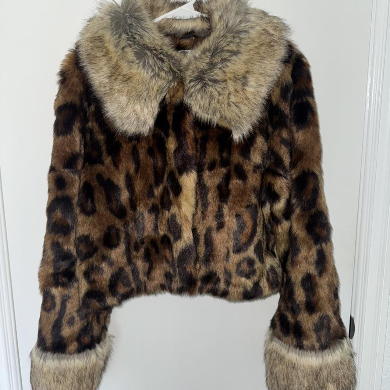 Unreal Fur Women's Going out Jacket - Brown/Multi… - image 2