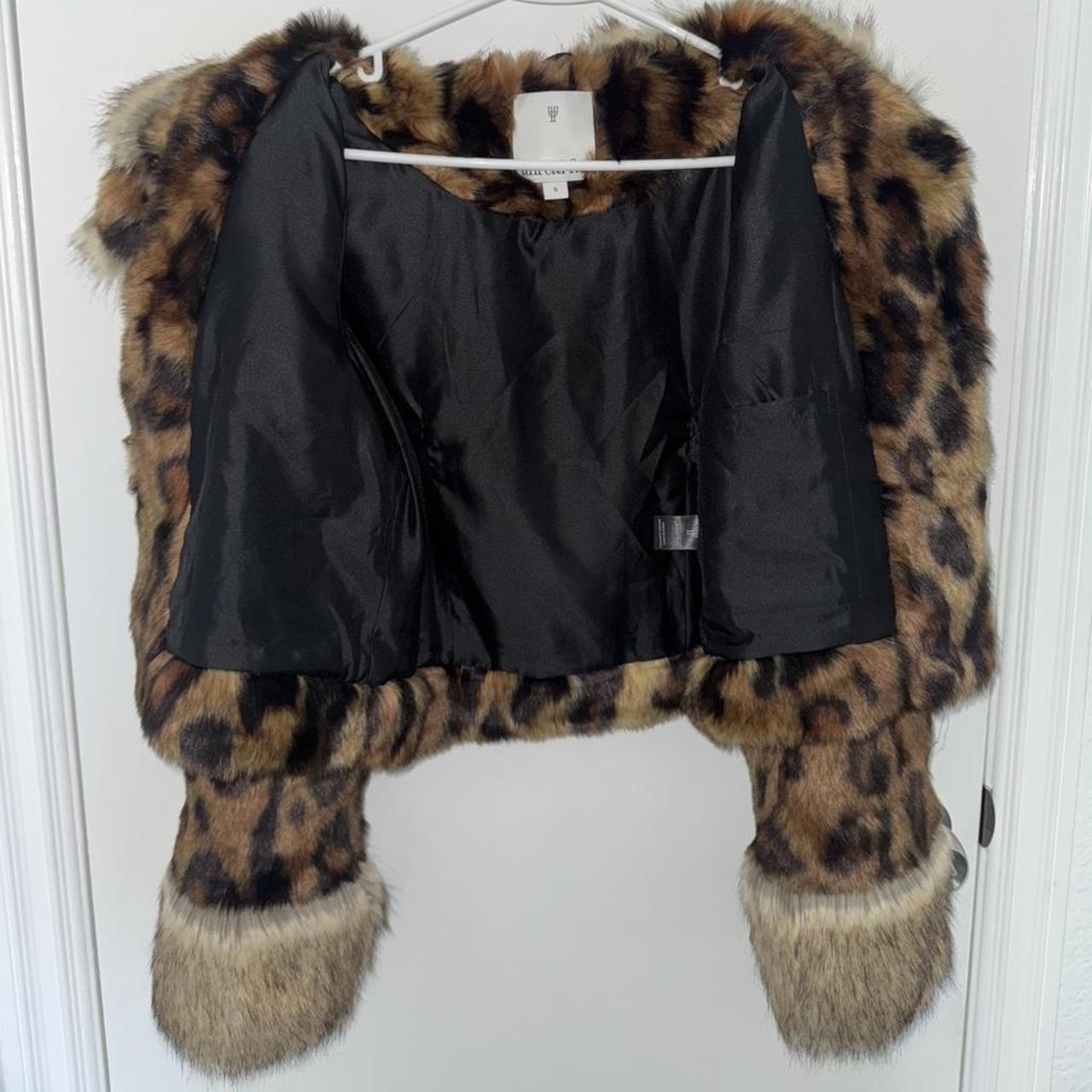 Unreal Fur Women's Going out Jacket - Brown/Multi… - image 4