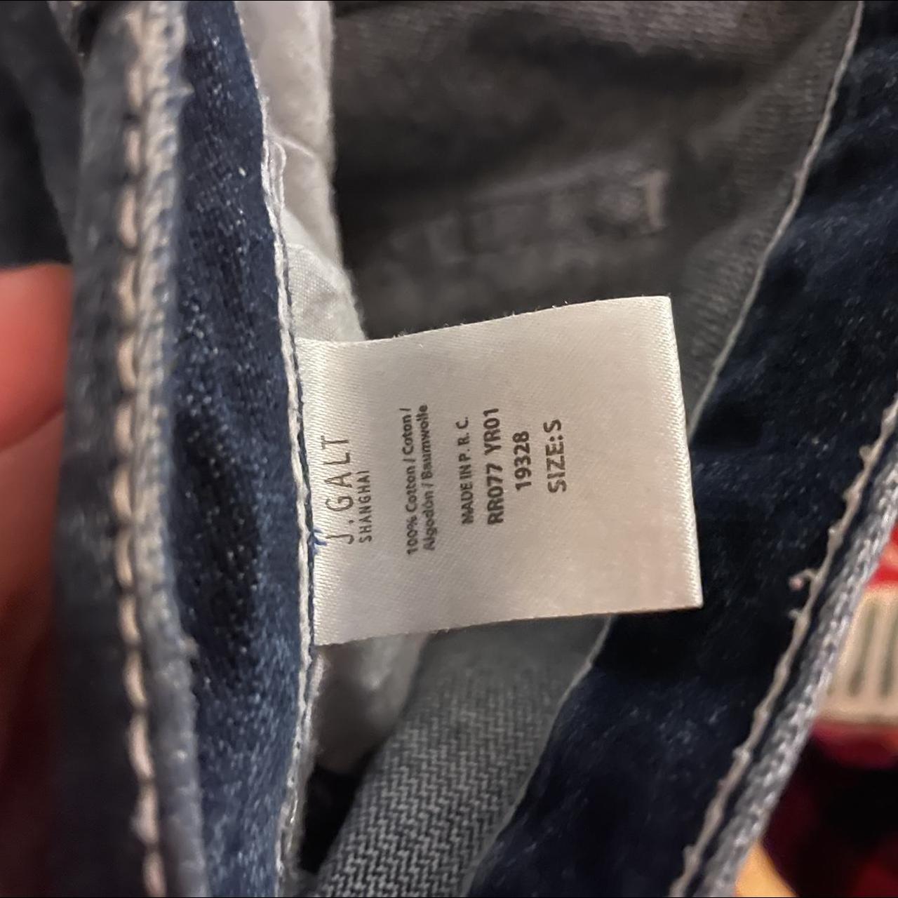 Brandy Melville Women's Navy and White Jeans (3)