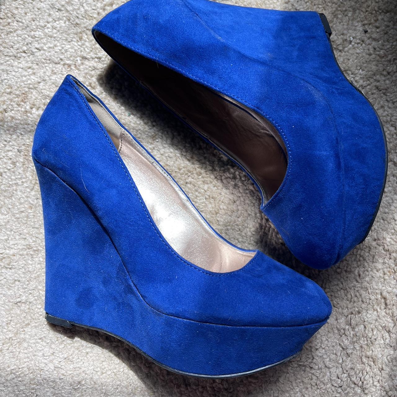 Charlotte russe blue on sale heels